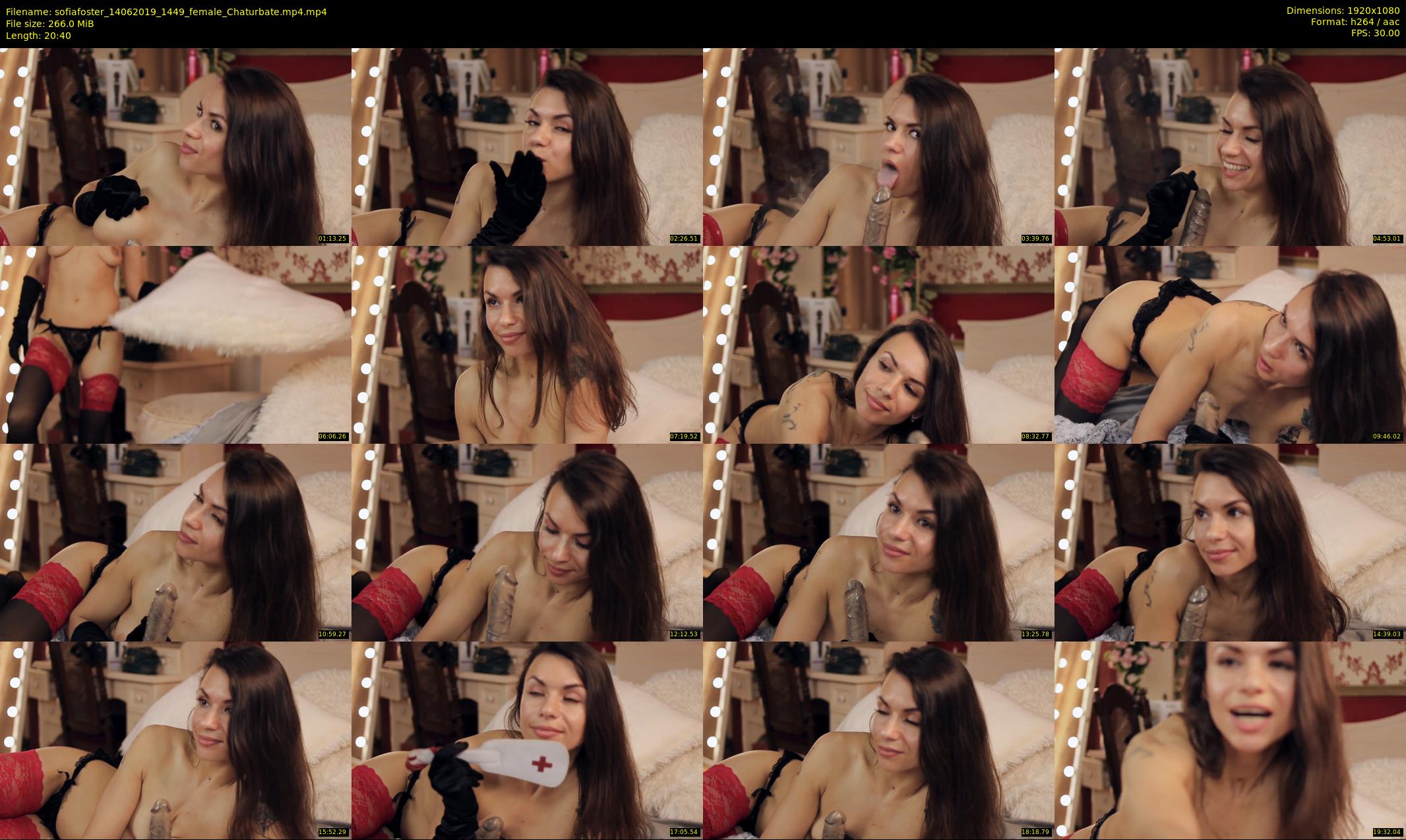 sofiafoster — 21 minute Chaturbate female cam show recording, 1080p, Jun 14, 2019