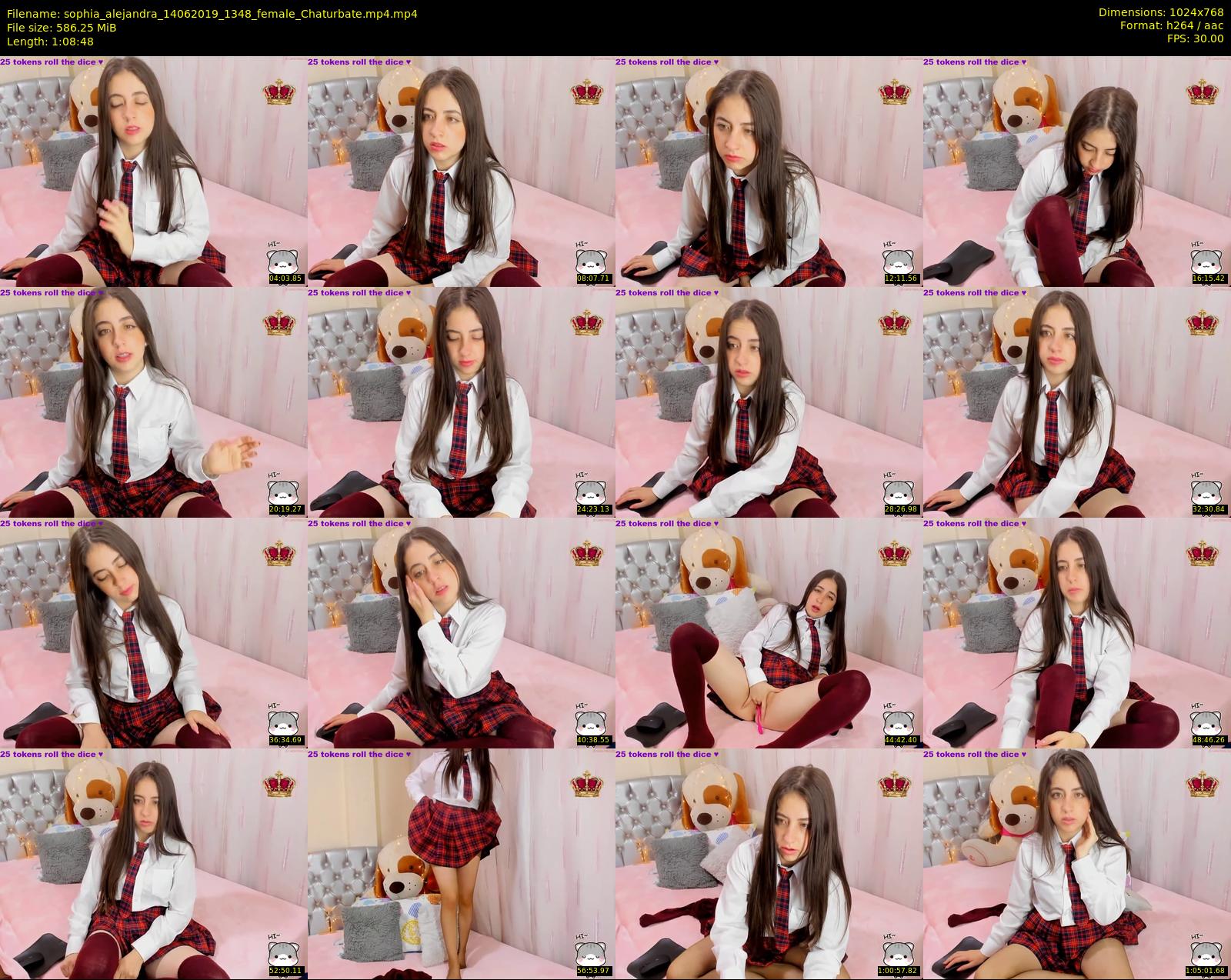 sophia_alejandra — 69 minute Chaturbate female cam show recording, 720p, Jun 14, 2019