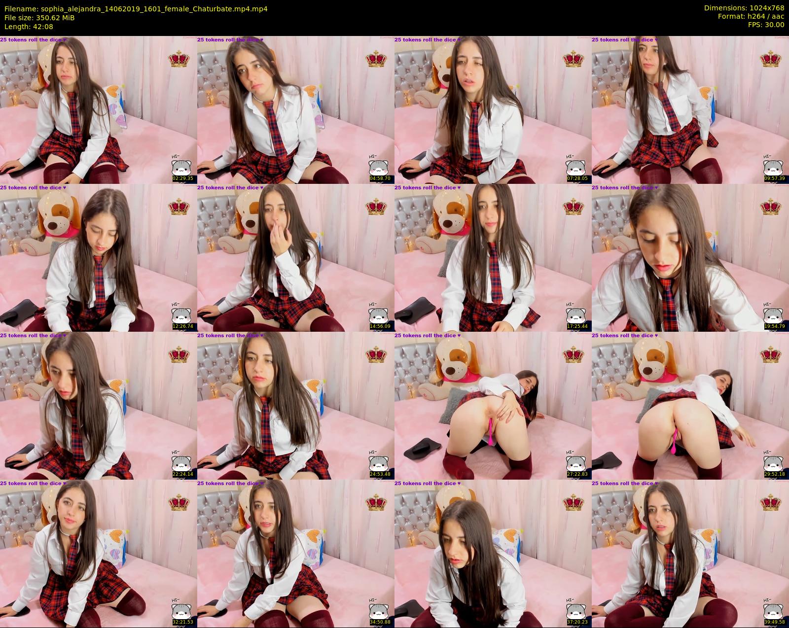 sophia_alejandra — 43 minute Chaturbate female cam show recording, 720p, Jun 14, 2019