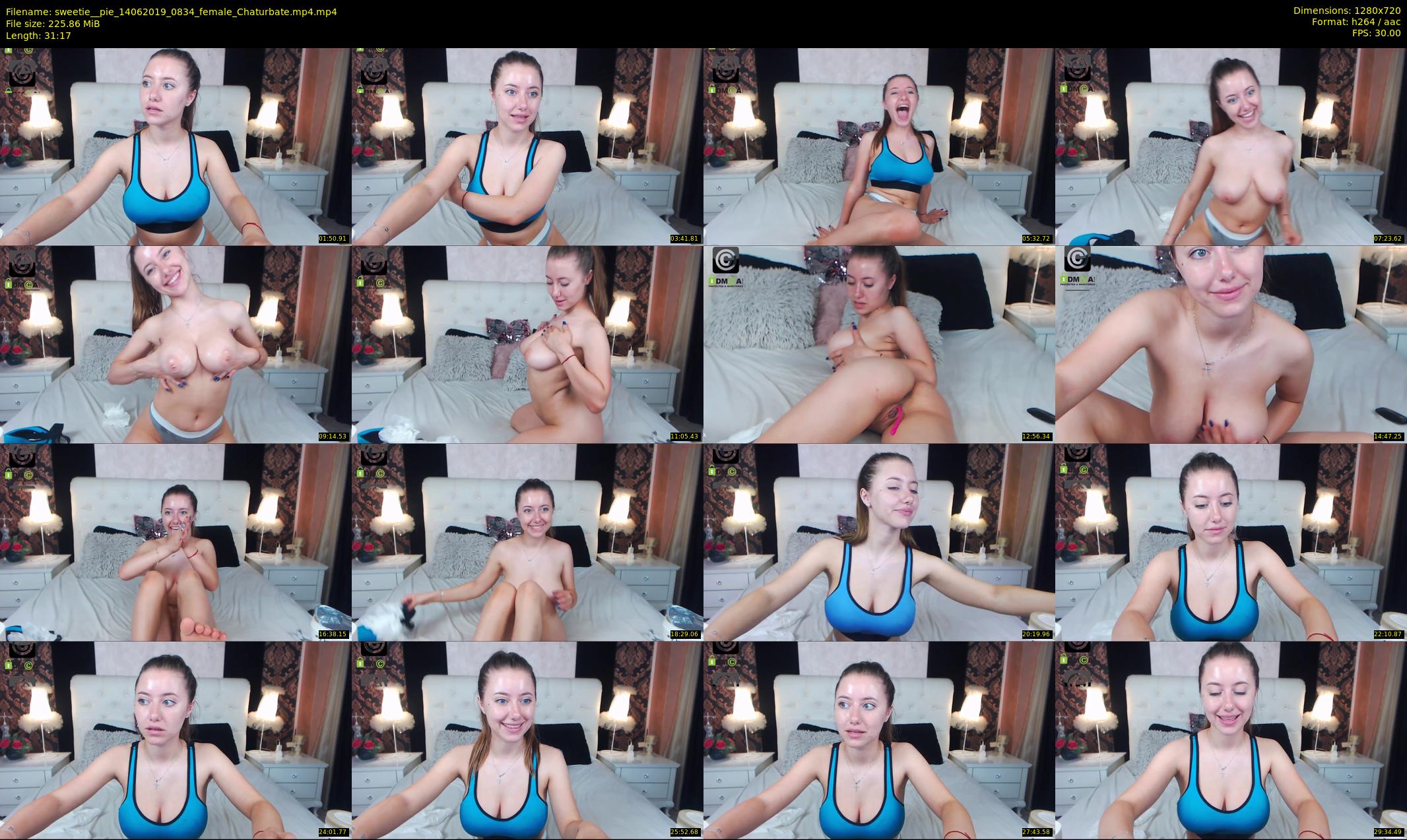 sweetie__pie — 32 minute Chaturbate female cam show recording, 720p, Jun 14, 2019