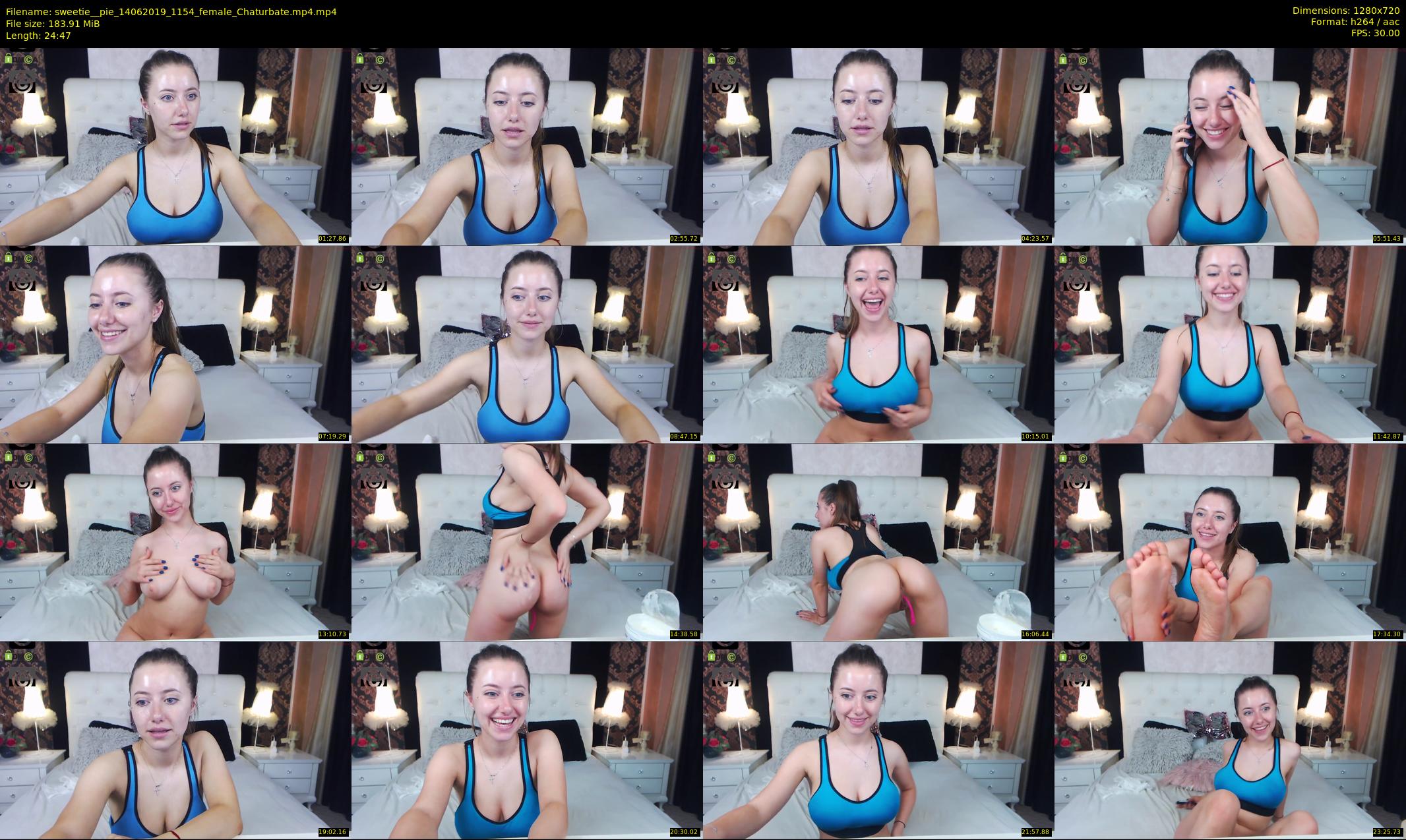 sweetie__pie — 25 minute Chaturbate female cam show recording, 720p, Jun 14, 2019