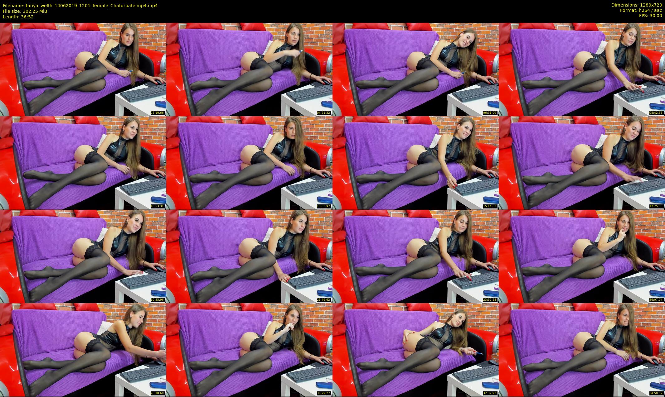 tanya_welth — 37 minute Chaturbate female cam show recording, 720p, Jun 14, 2019