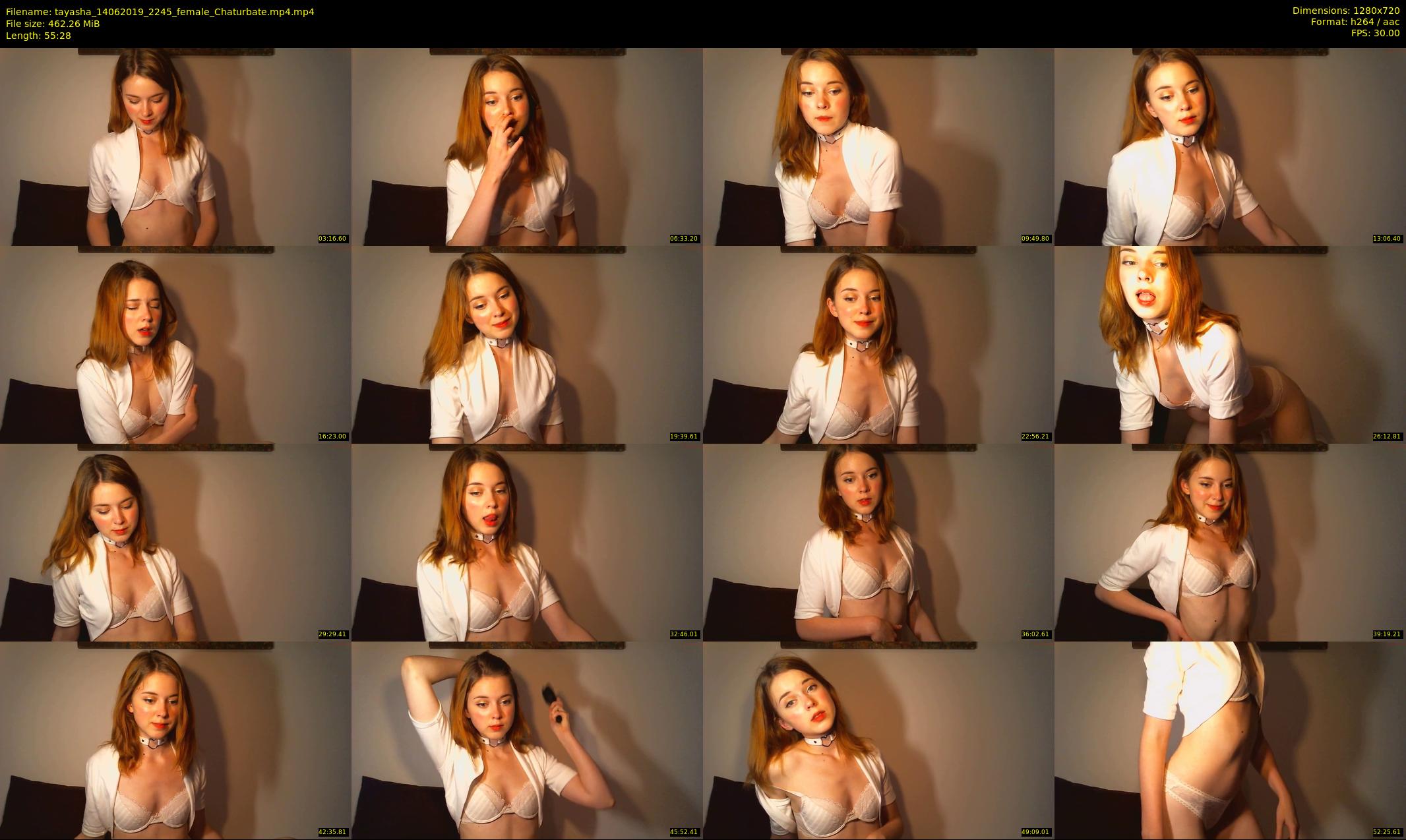 tayasha — 56 minute Chaturbate female cam show recording, 720p, Jun 14, 2019