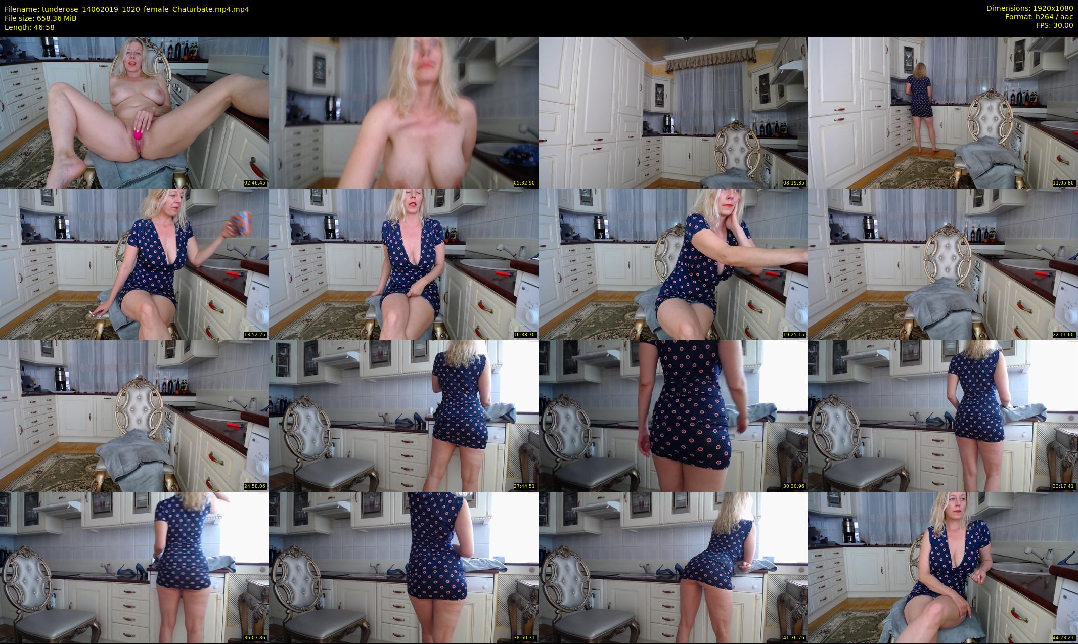 tunderose — 47 minute Chaturbate female cam show recording, 1080p, Jun 14, 2019