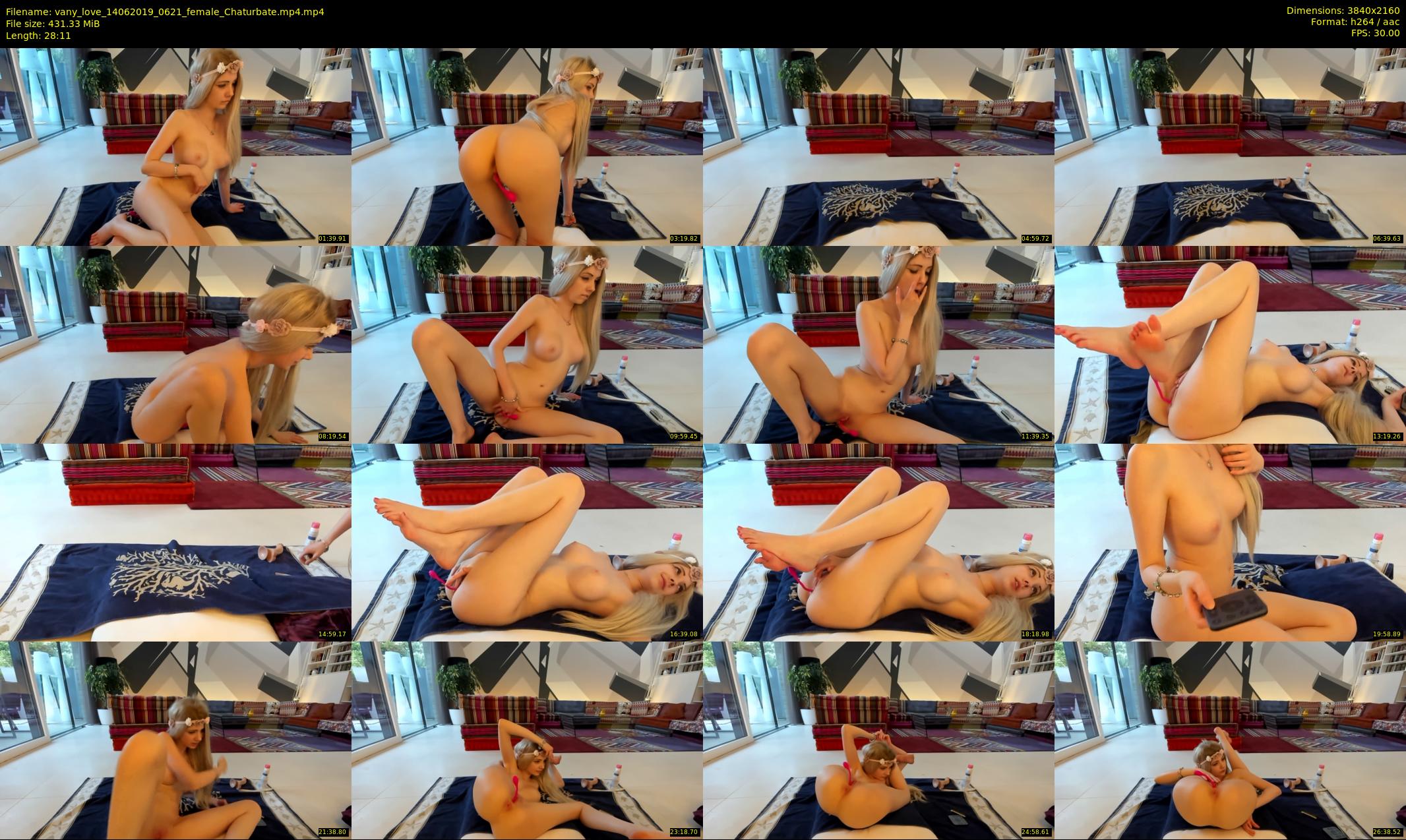 vany_love — 29 minute Chaturbate female cam show recording, 4K, Jun 14, 2019