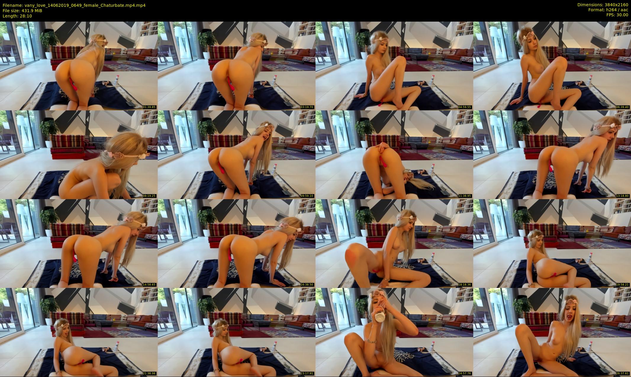 vany_love — 29 minute Chaturbate female cam show recording, 4K, Jun 14, 2019