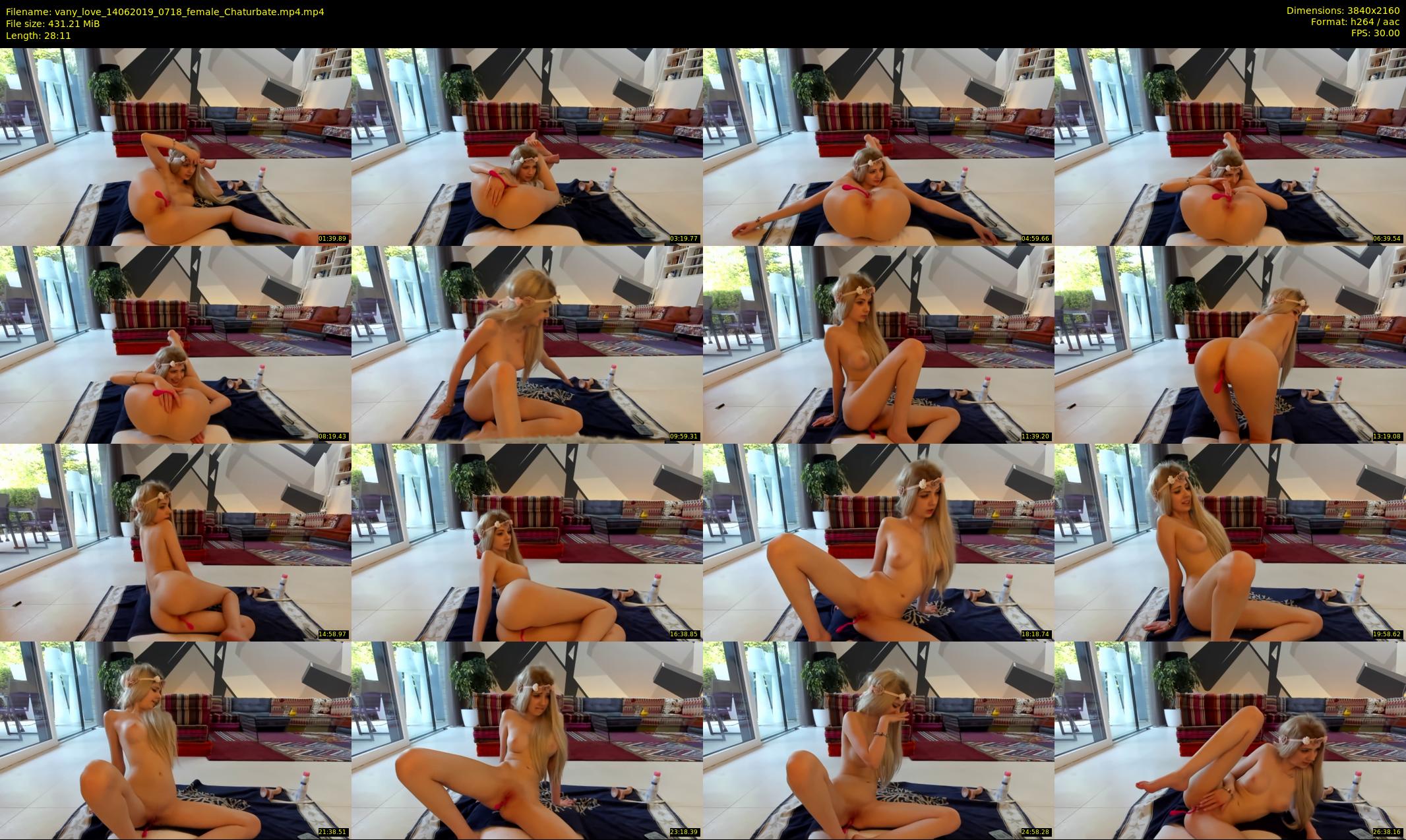 vany_love — 29 minute Chaturbate female cam show recording, 4K, Jun 14, 2019