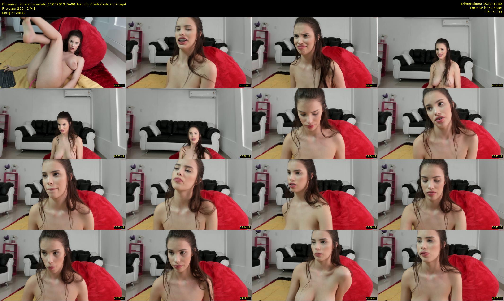 venezolanacute — 30 minute Chaturbate female cam show recording, 1080p, Jun 15, 2019