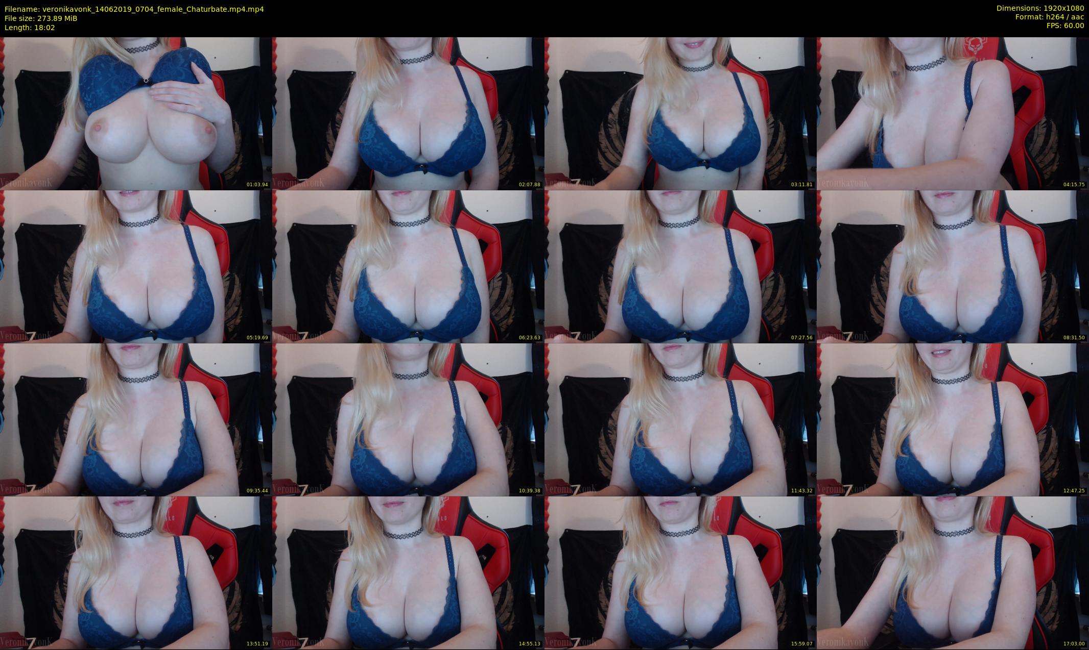 veronikavonk — 19 minute Chaturbate female cam show recording, 1080p, Jun 14, 2019