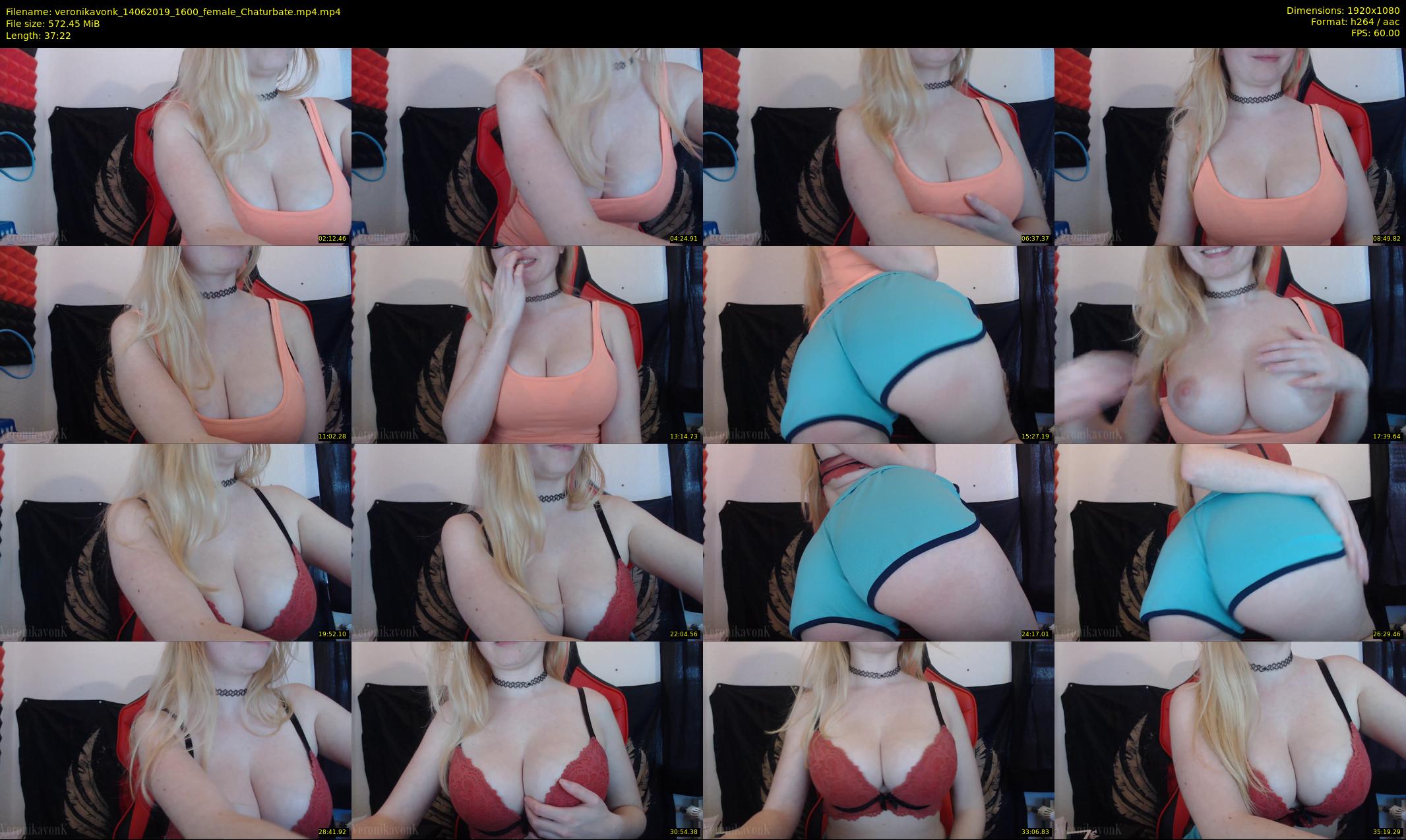 veronikavonk — 38 minute Chaturbate female cam show recording, 1080p, Jun 14, 2019