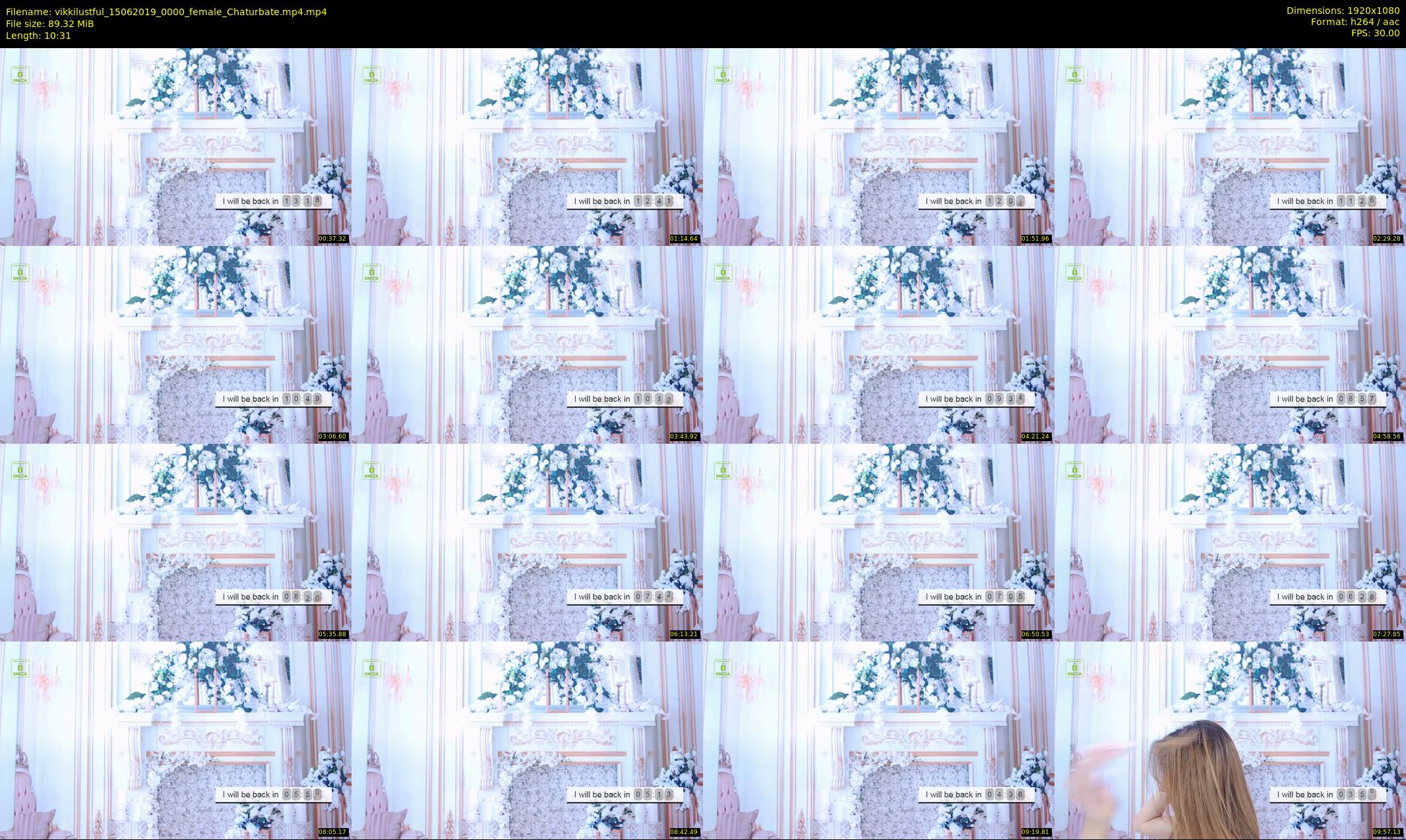 vikkilustful — 11 minute Chaturbate female cam show recording, 1080p, Jun 15, 2019