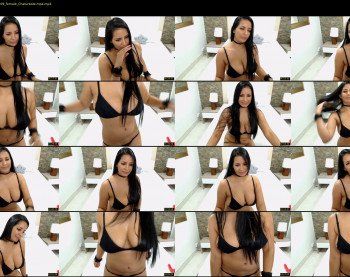 zamarahot — 6 minute Chaturbate female cam show recording, 720p, Jun 14, 2019