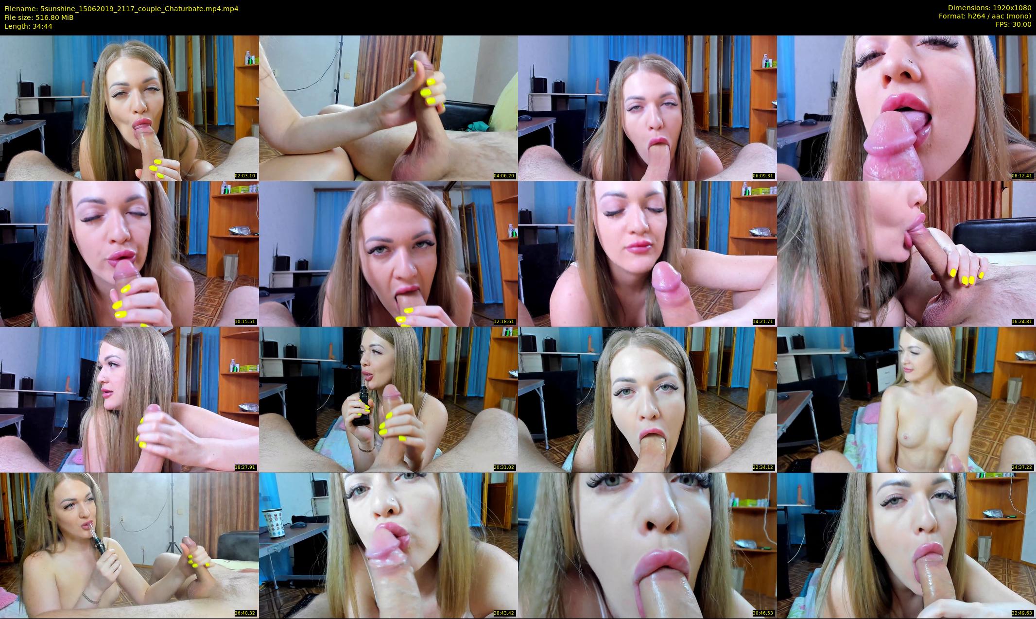 5sunshine — 35 minute Chaturbate couple cam show recording, 1080p, Jun 15, 2019
