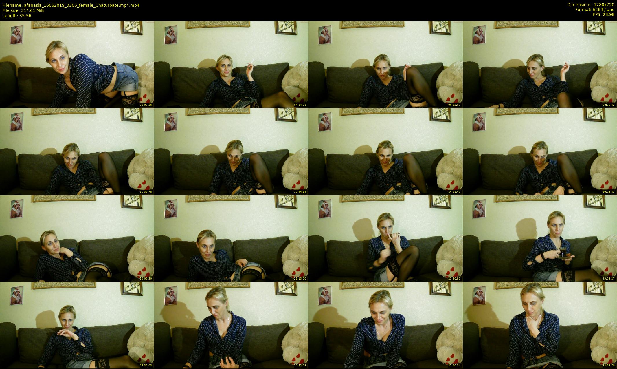 afanasia — 36 minute Chaturbate female cam show recording, 720p, Jun 16, 2019