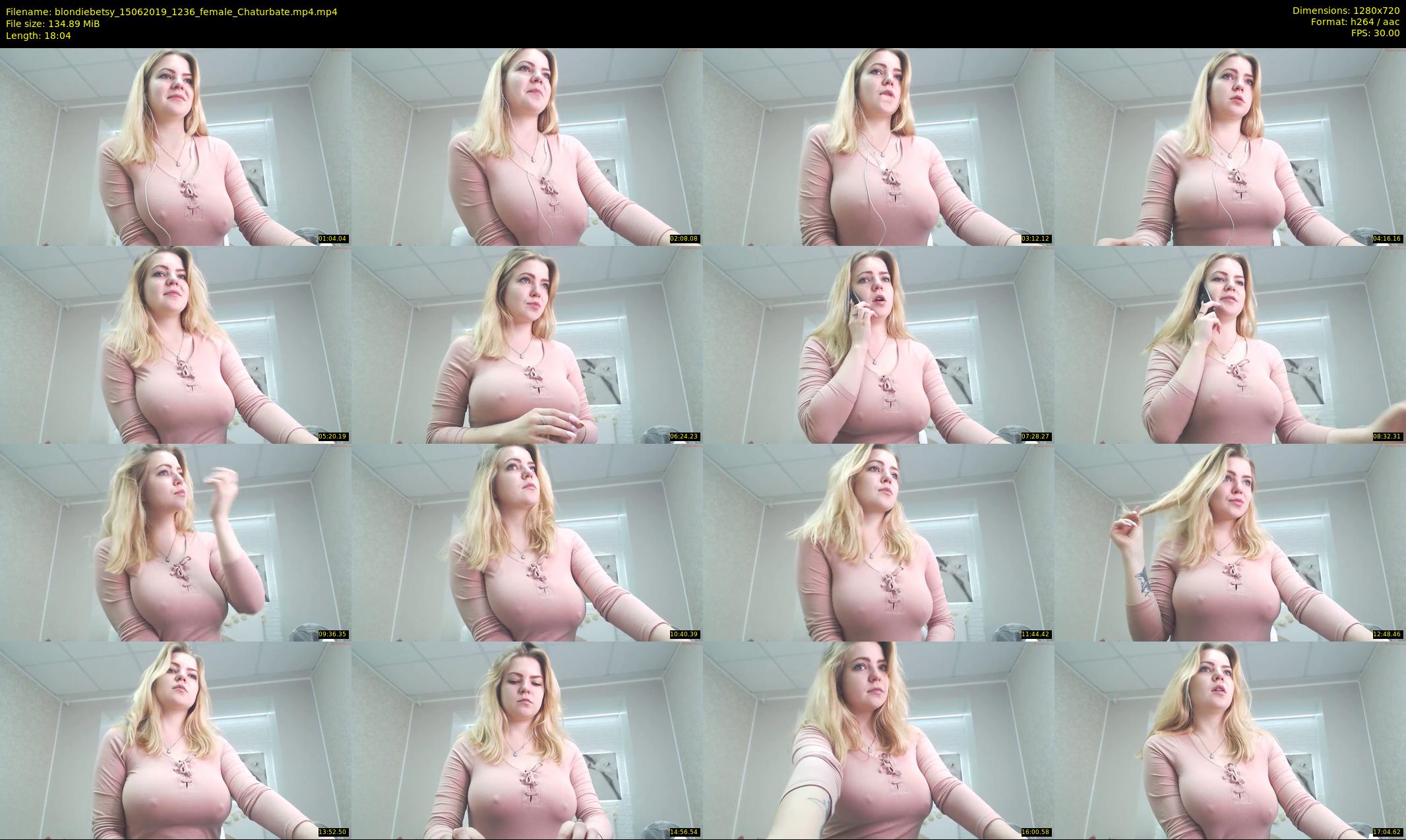 blondiebetsy — 19 minute Chaturbate female cam show recording, 720p, Jun 15, 2019