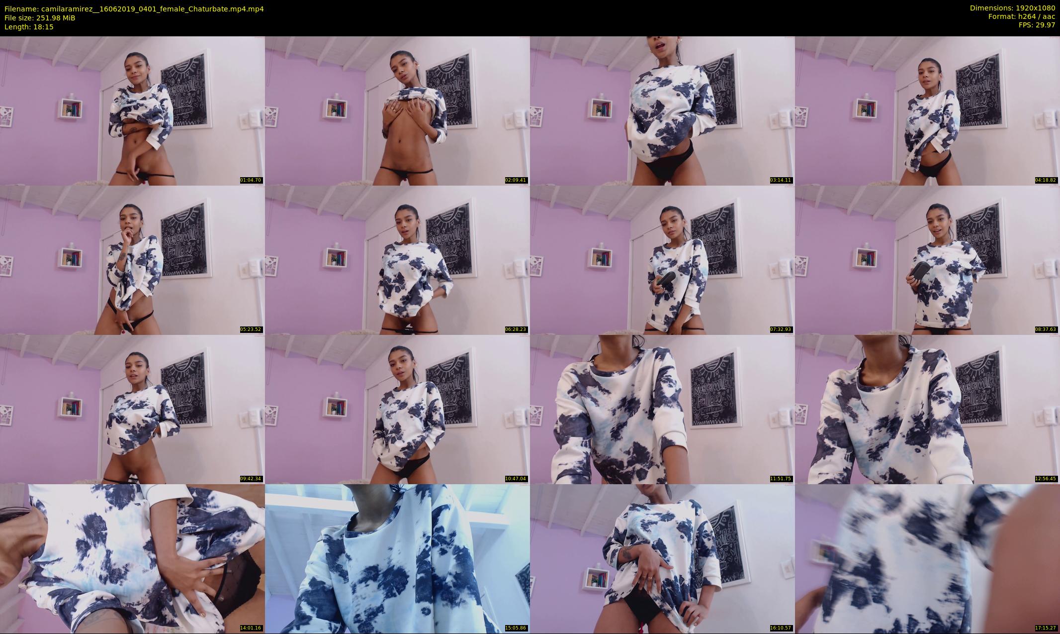 camilaramirez_ — 19 minute Chaturbate female cam show recording, 1080p, Jun 16, 2019
