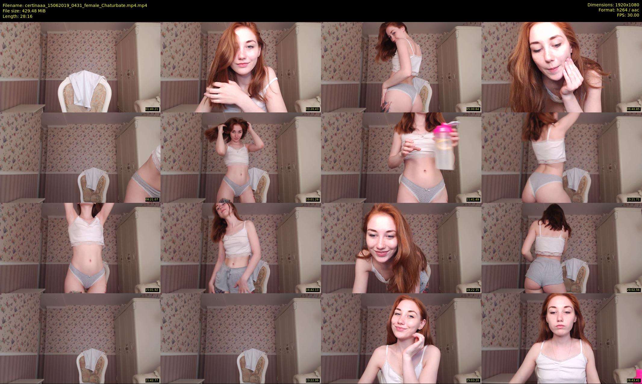 certinaaa — 29 minute Chaturbate female cam show recording, 1080p, Jun 15, 2019