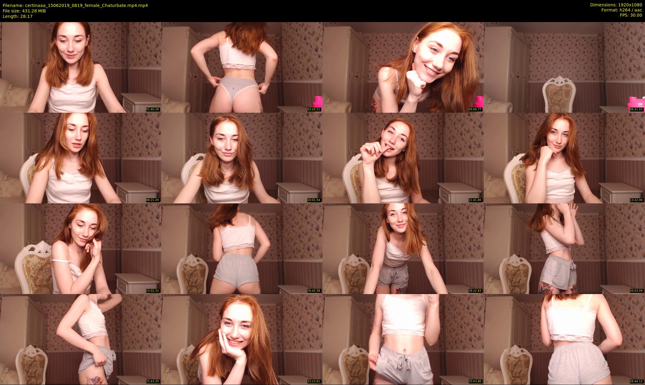 certinaaa — 29 minute Chaturbate female cam show recording, 1080p, Jun 15, 2019