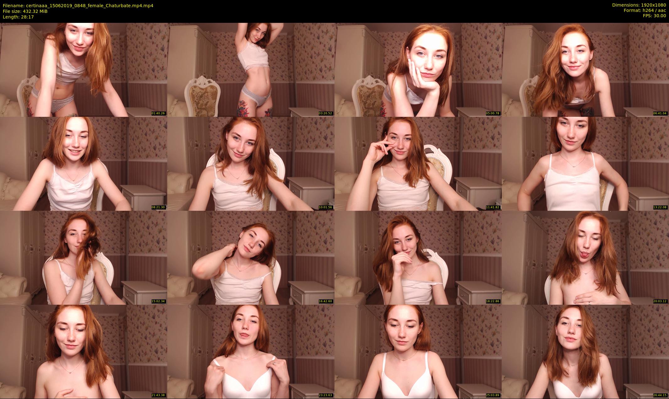 certinaaa — 29 minute Chaturbate female cam show recording, 1080p, Jun 15, 2019