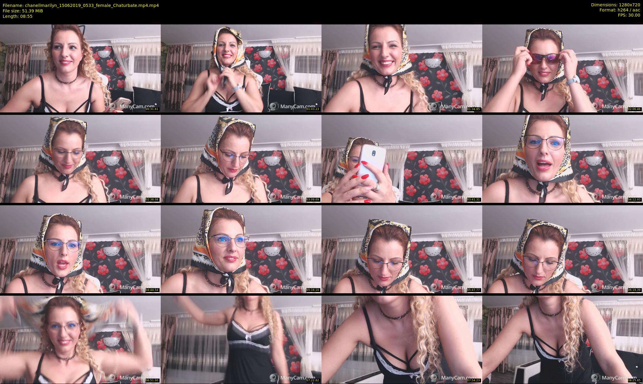 chanellmarilyn — 9 minute Chaturbate female cam show recording, 720p, Jun 15, 2019