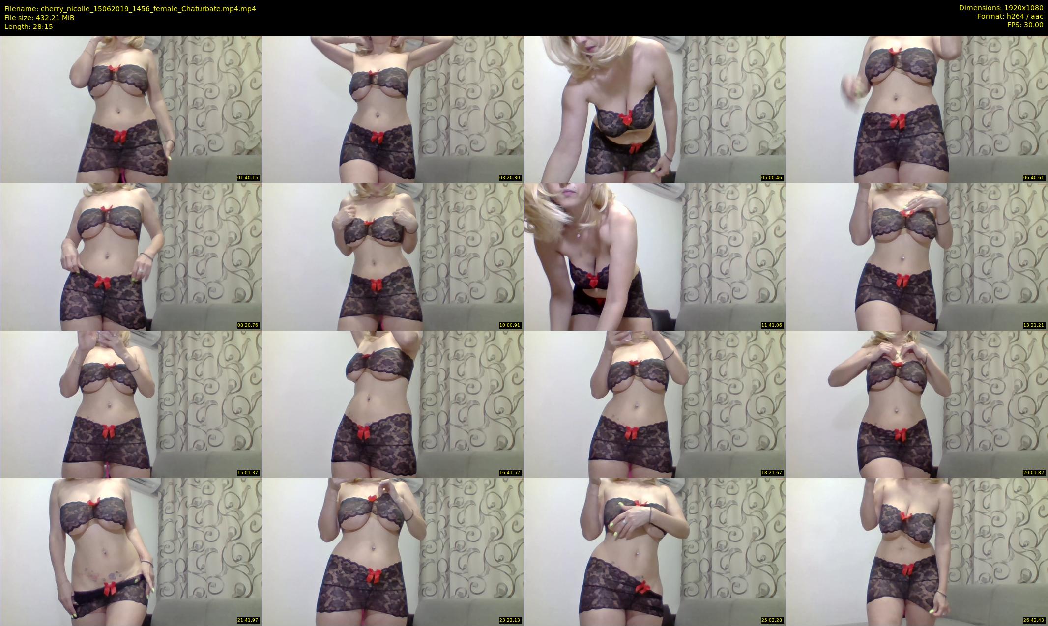 cherry_nicolle — 29 minute Chaturbate female cam show recording, 1080p, Jun 15, 2019