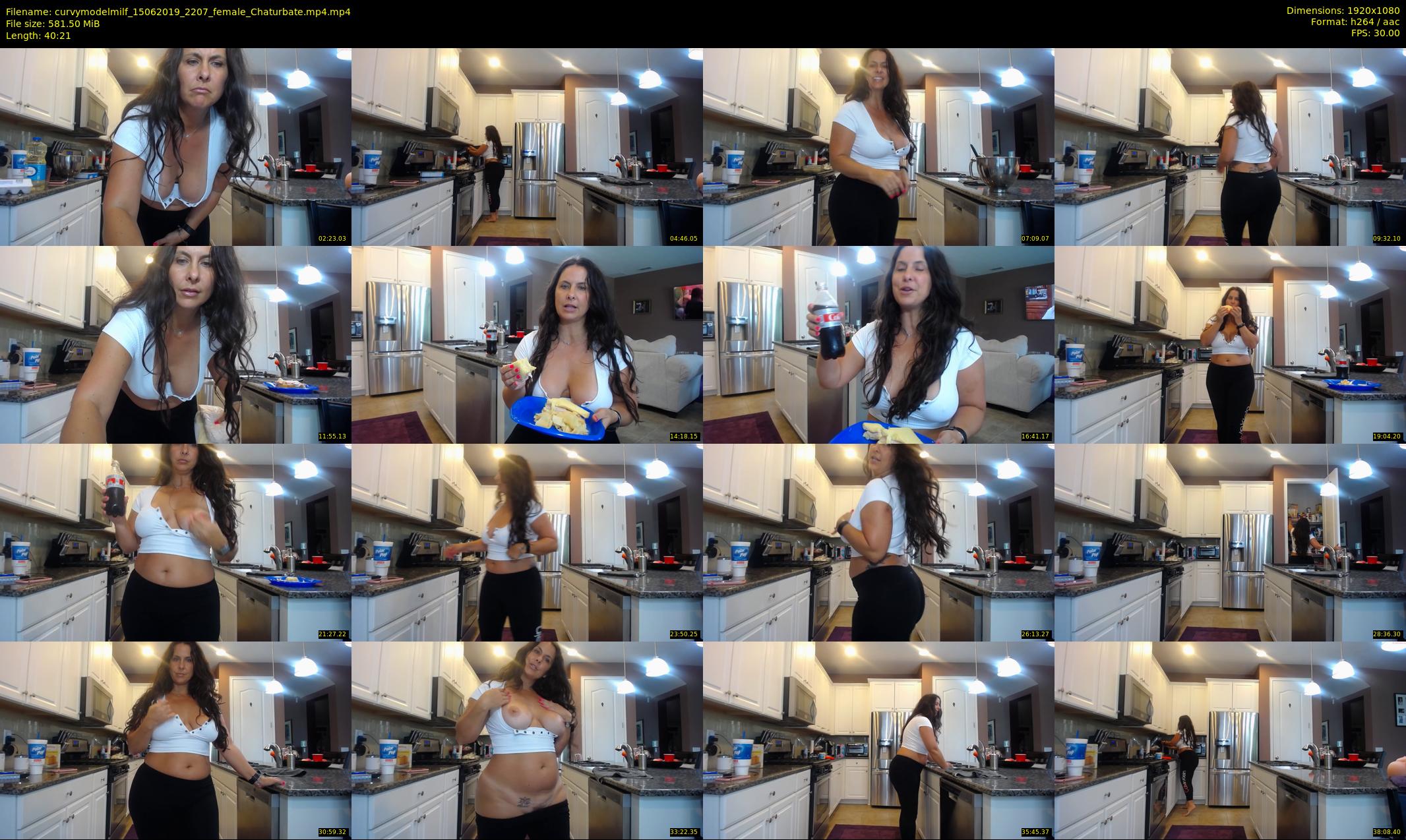 curvymodelmilf — 41 minute Chaturbate female cam show recording, 1080p, Jun 15, 2019