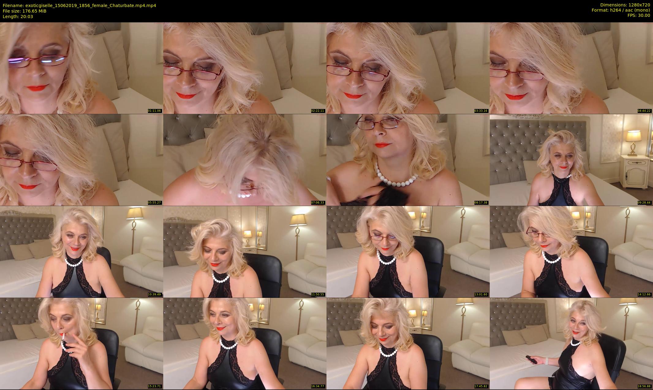 exoticgiselle — 21 minute Chaturbate female cam show recording, 720p, Jun 15, 2019