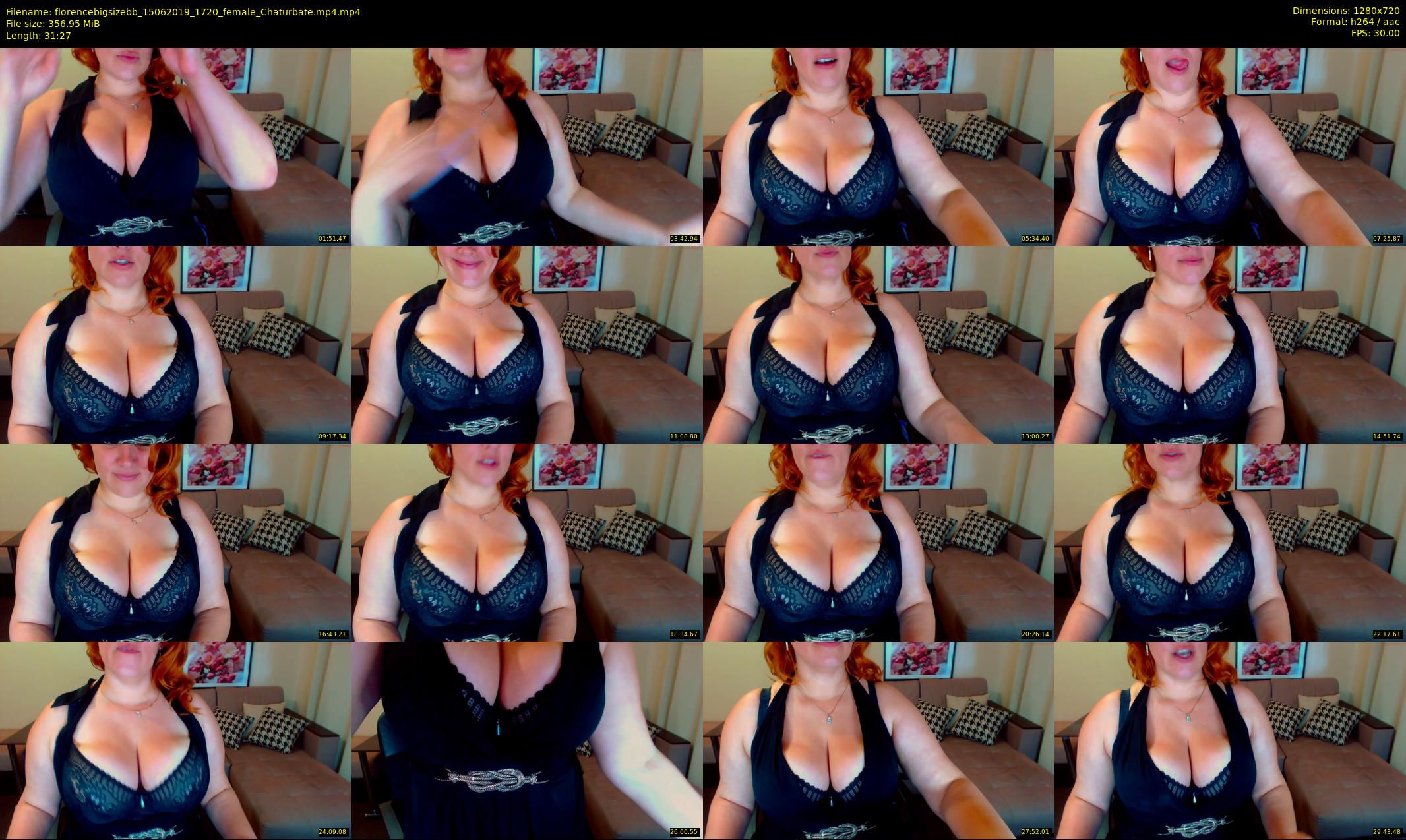 florencebigsizebb — 32 minute Chaturbate female cam show recording, 720p, Jun 15, 2019