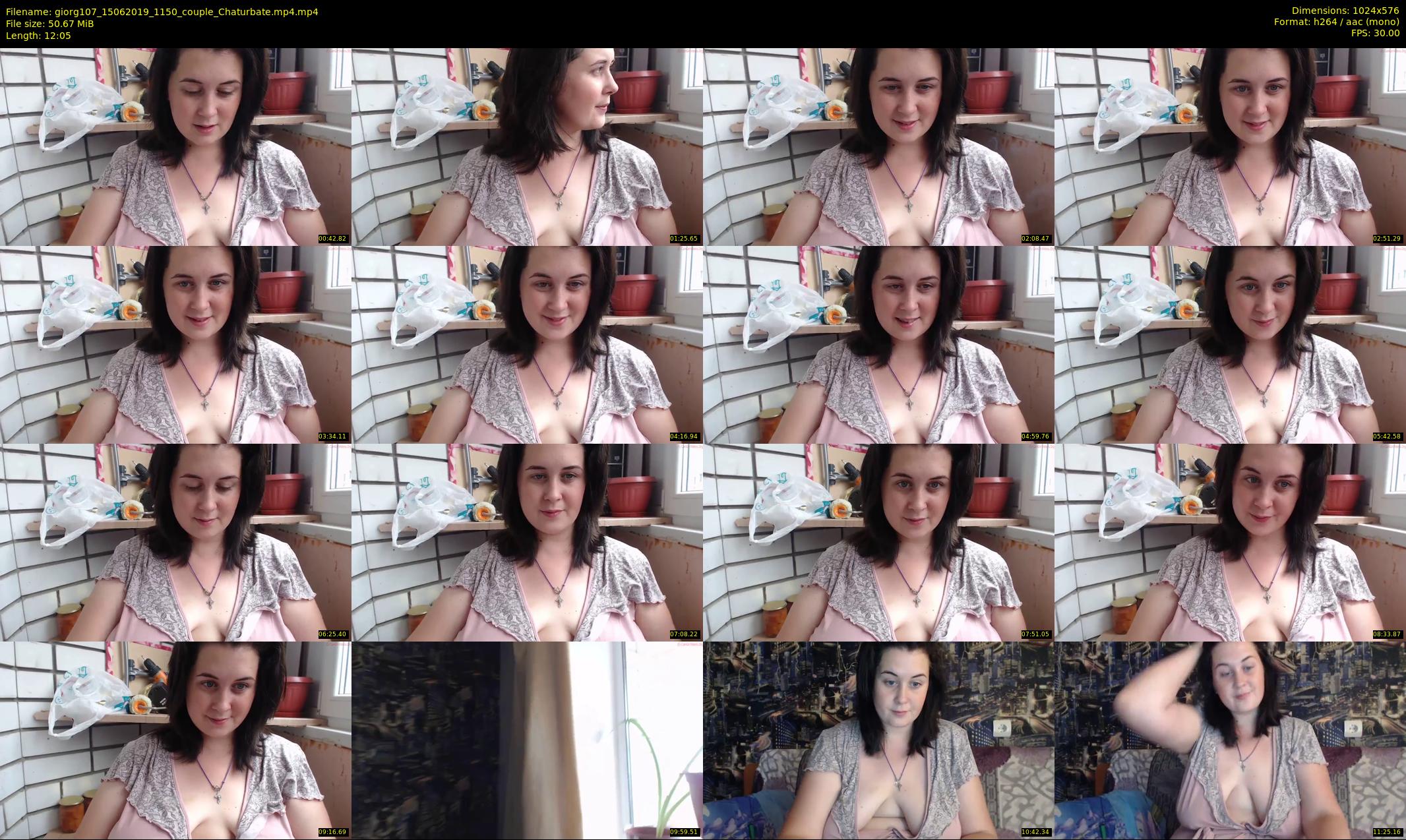 giorg107 — 13 minute Chaturbate couple cam show recording, 480p, Jun 15, 2019