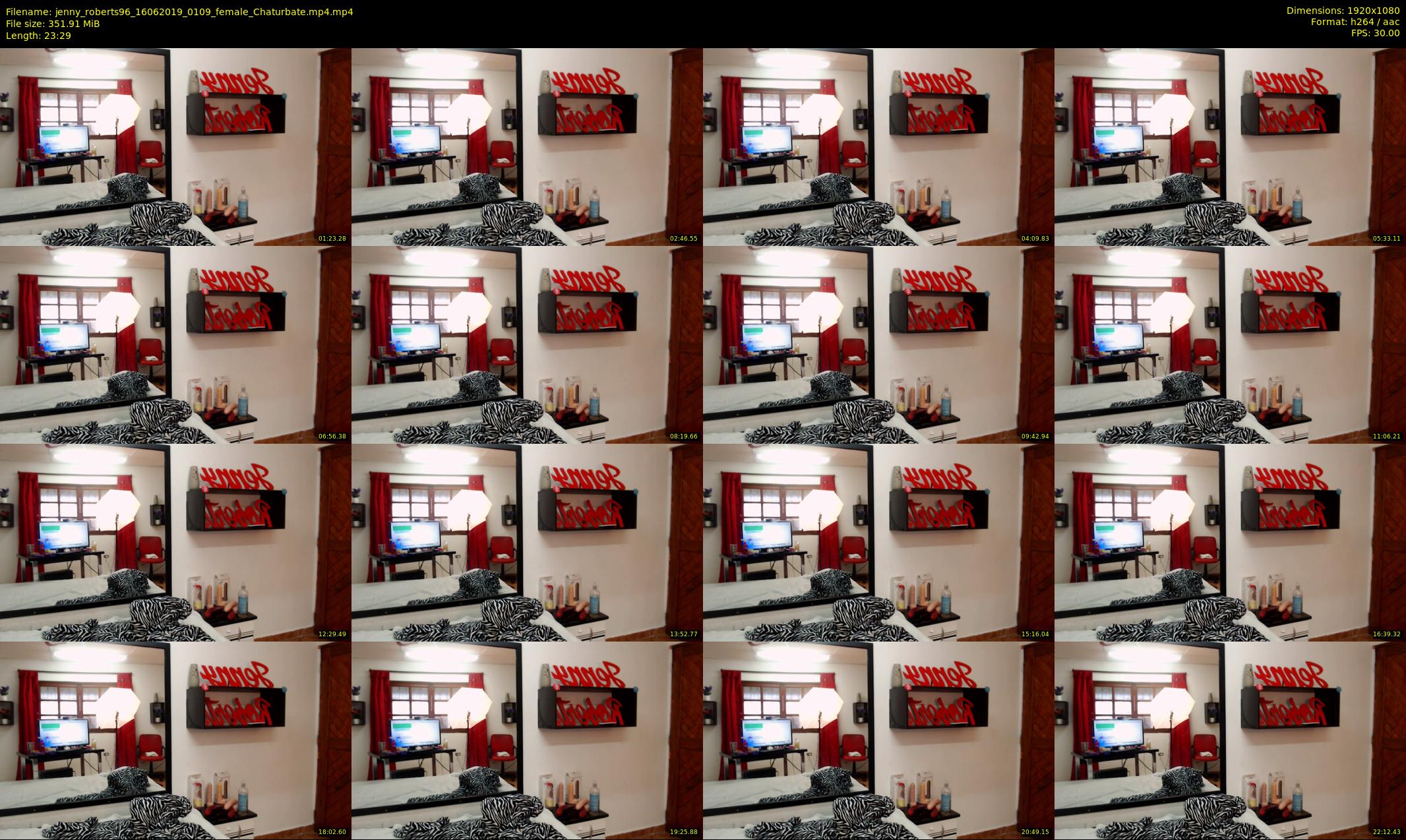 jenny_roberts96 — 24 minute Chaturbate female cam show recording, 1080p, Jun 16, 2019
