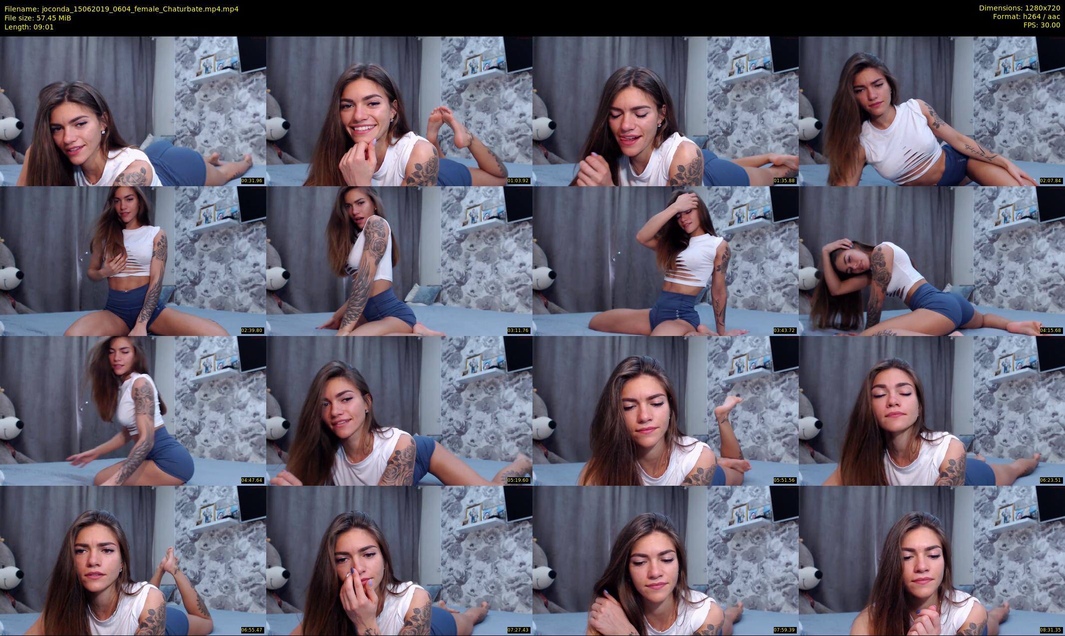 joconda — 10 minute Chaturbate female cam show recording, 720p, Jun 15, 2019