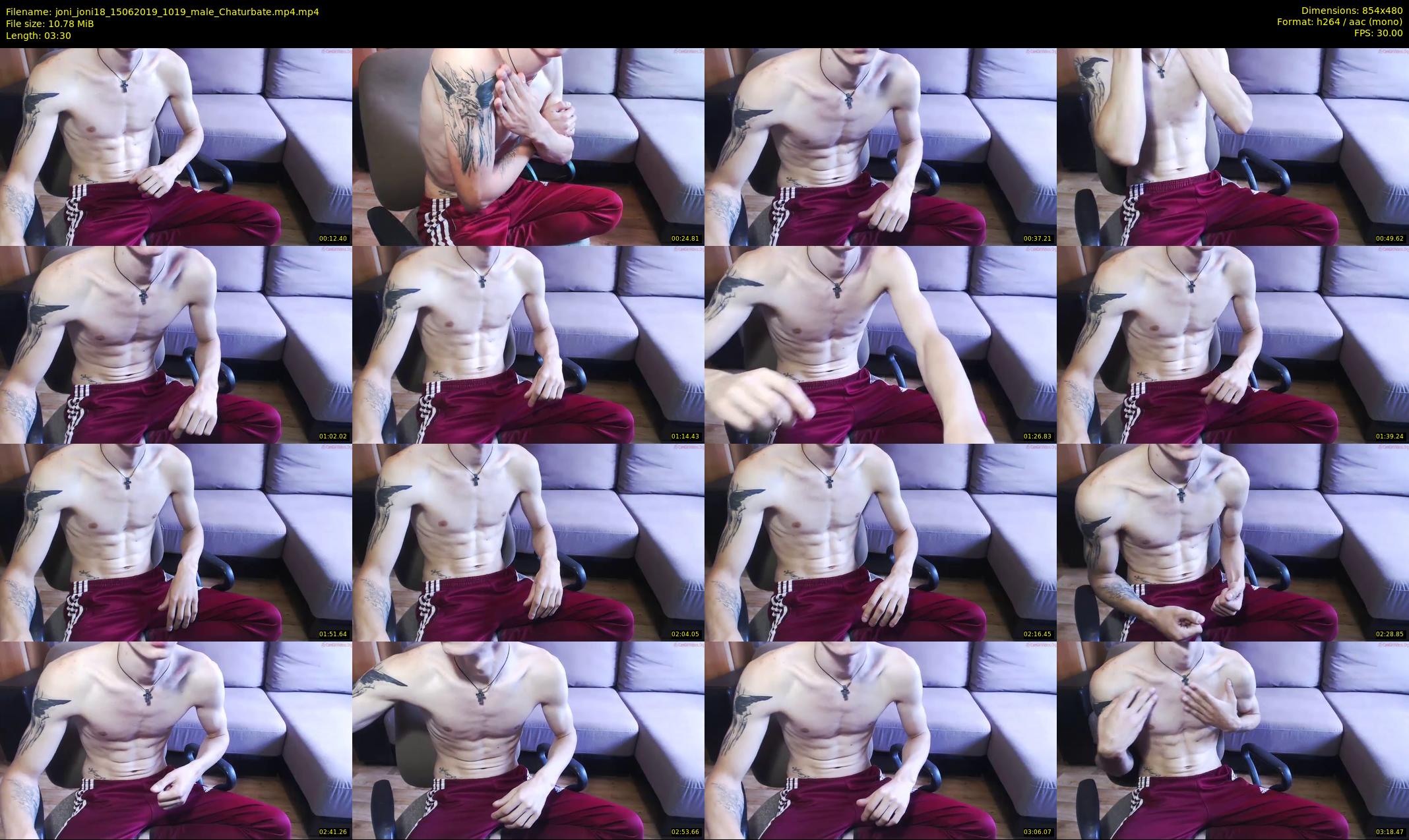 joni_joni18 — 4 minute Chaturbate male cam show recording, 480p, Jun 15, 2019
