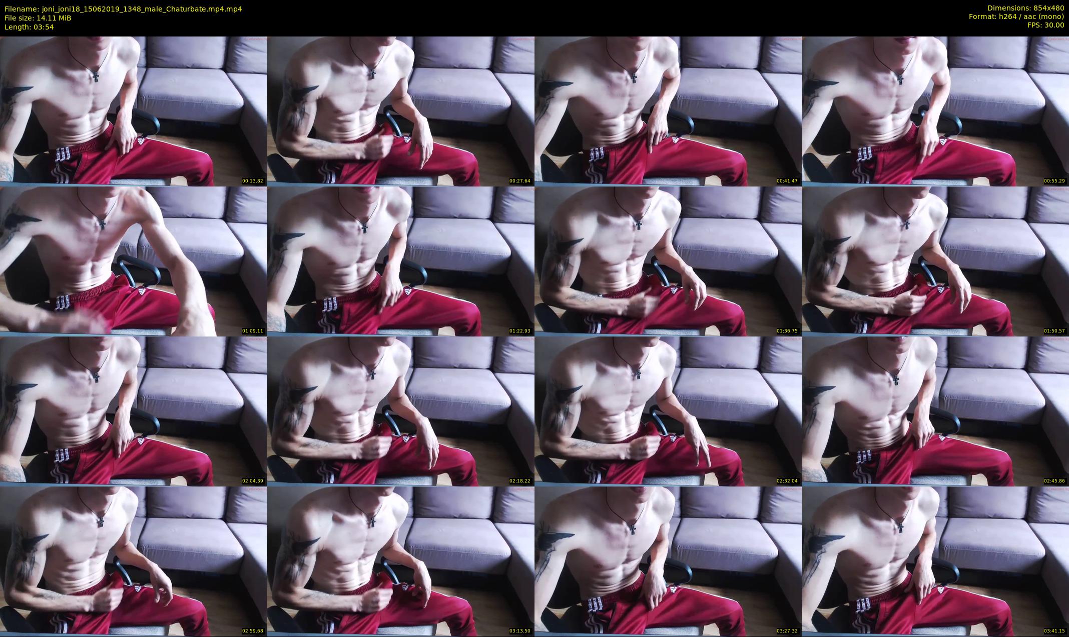 joni_joni18 — 4 minute Chaturbate male cam show recording, 480p, Jun 15, 2019