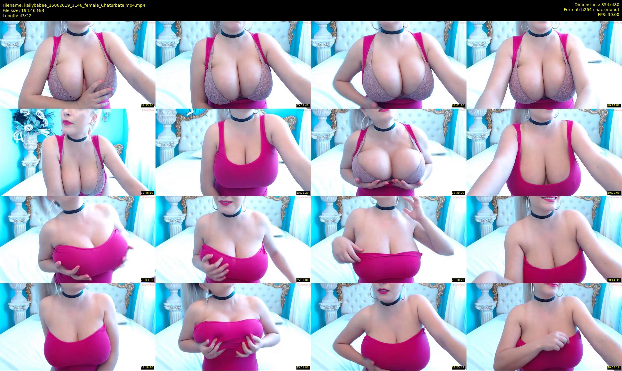 kellybabee — 44 minute Chaturbate female cam show recording, 480p, Jun 15, 2019
