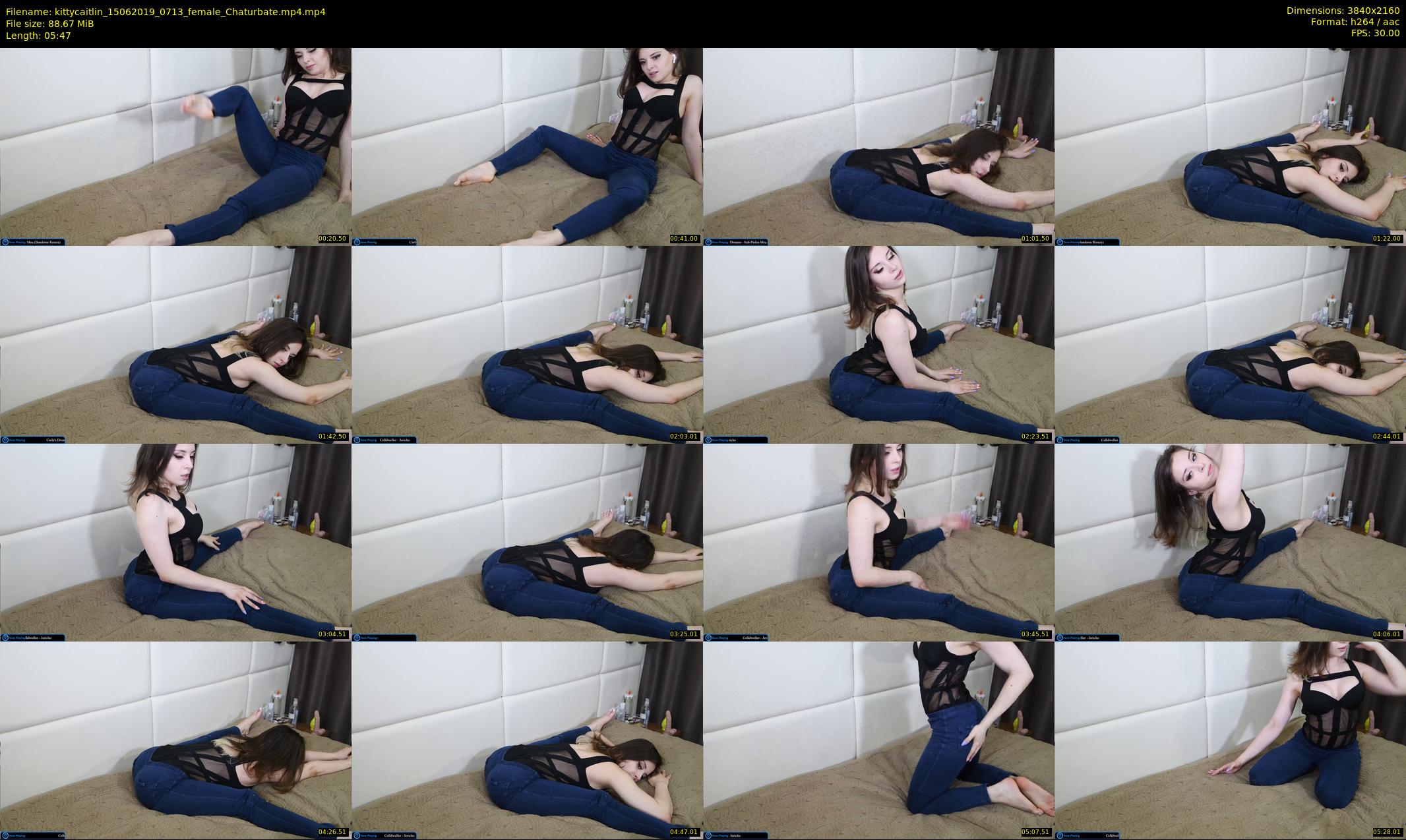 kittycaitlin — 6 minute Chaturbate female cam show recording, 4K, Jun 15, 2019
