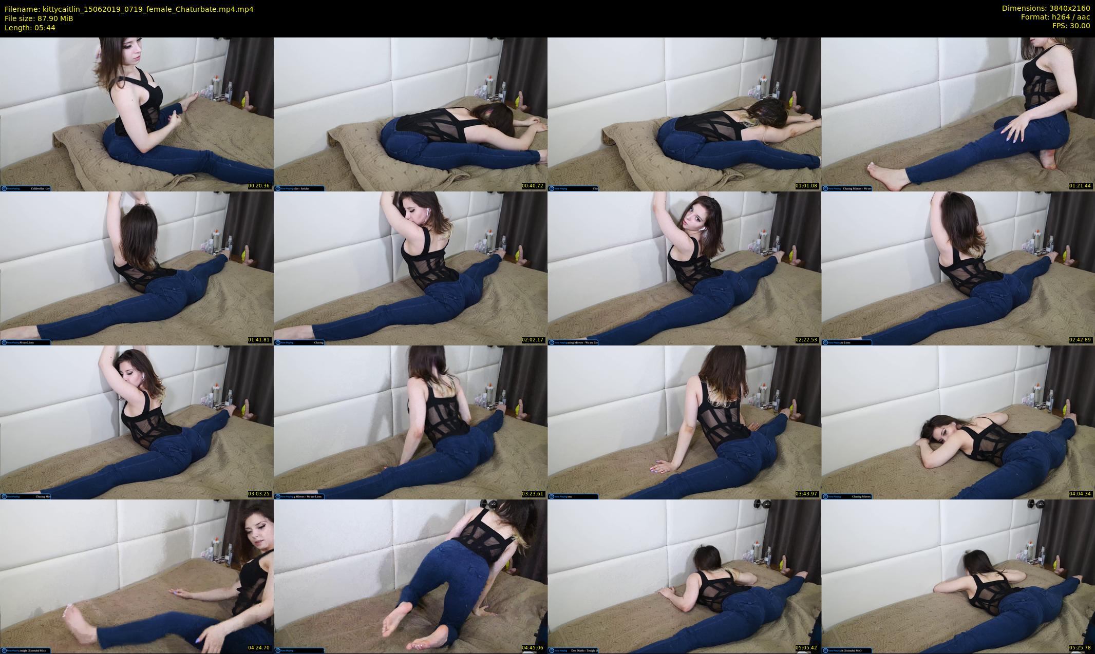 kittycaitlin — 6 minute Chaturbate female cam show recording, 4K, Jun 15, 2019