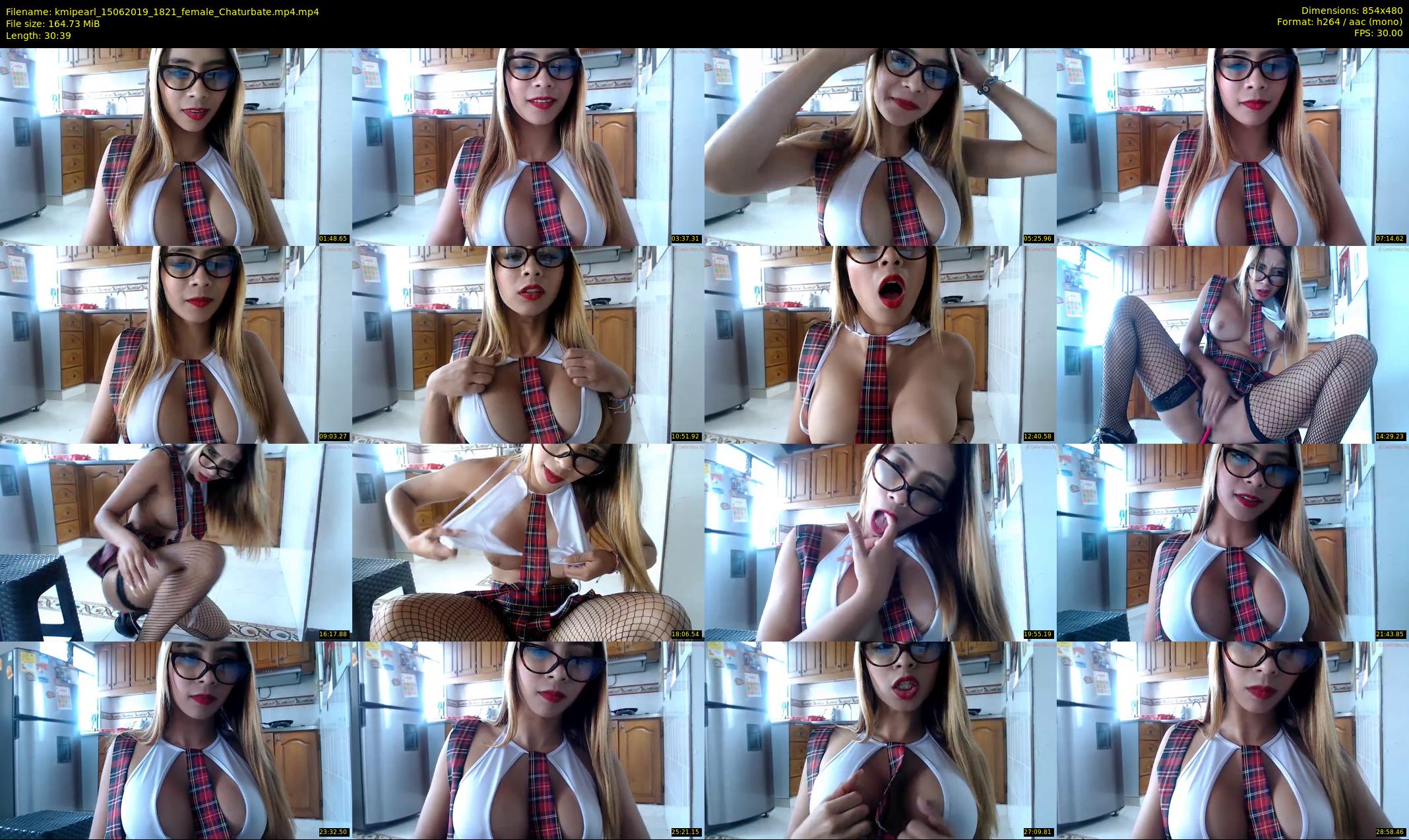 kmipearl — 31 minute Chaturbate female cam show recording, 480p, Jun 15, 2019