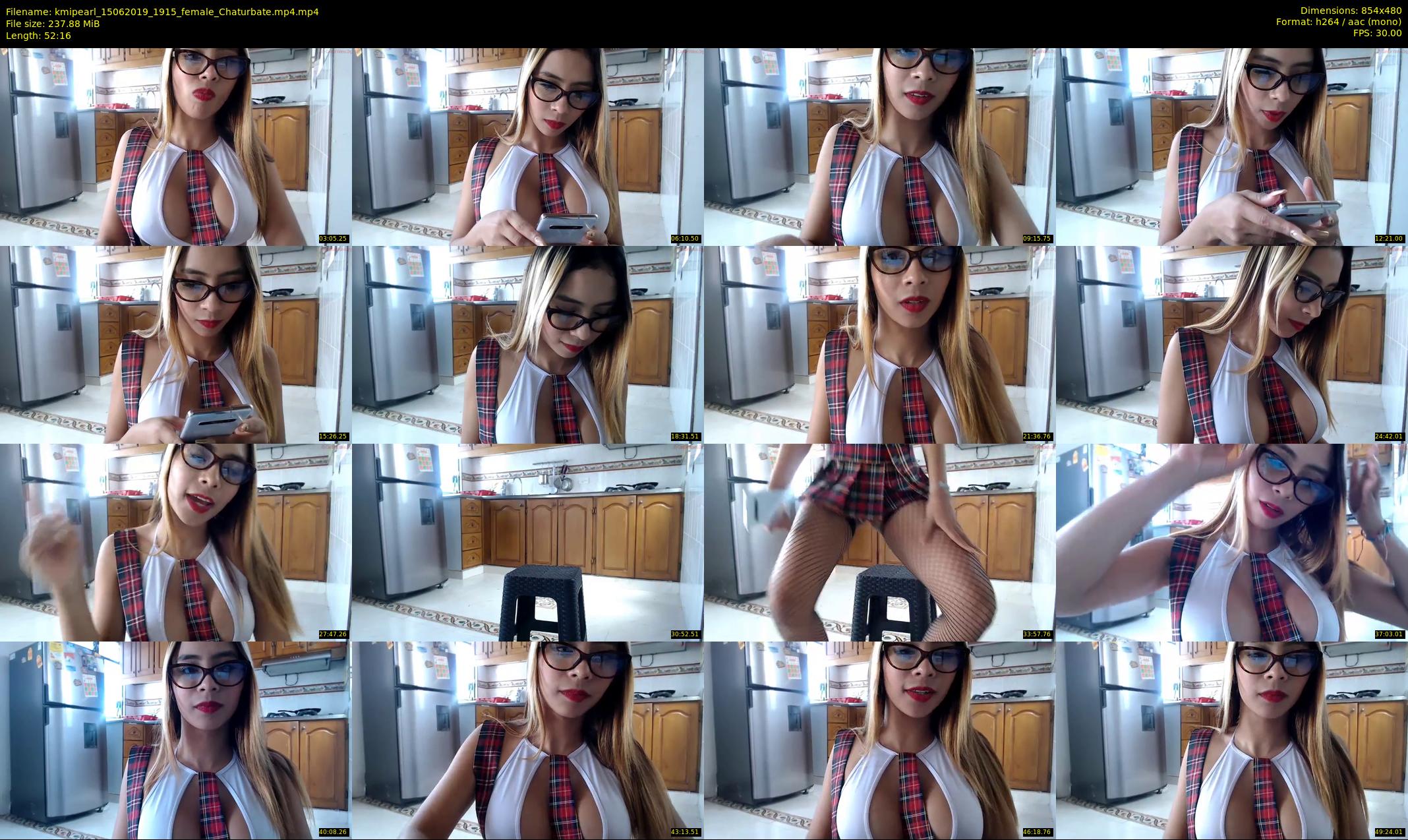 kmipearl — 53 minute Chaturbate female cam show recording, 480p, Jun 15, 2019