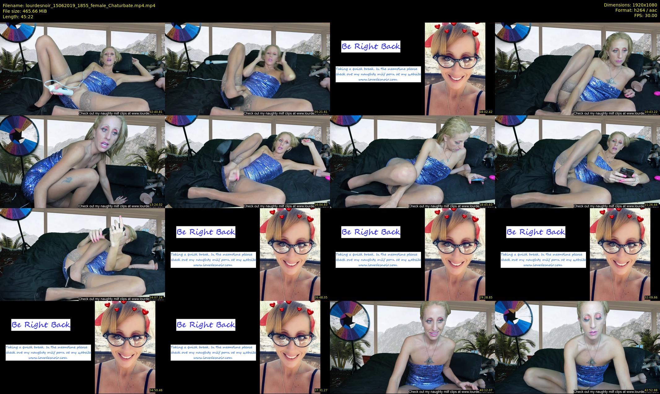 lourdesnoir — 46 minute Chaturbate female cam show recording, 1080p, Jun 15, 2019