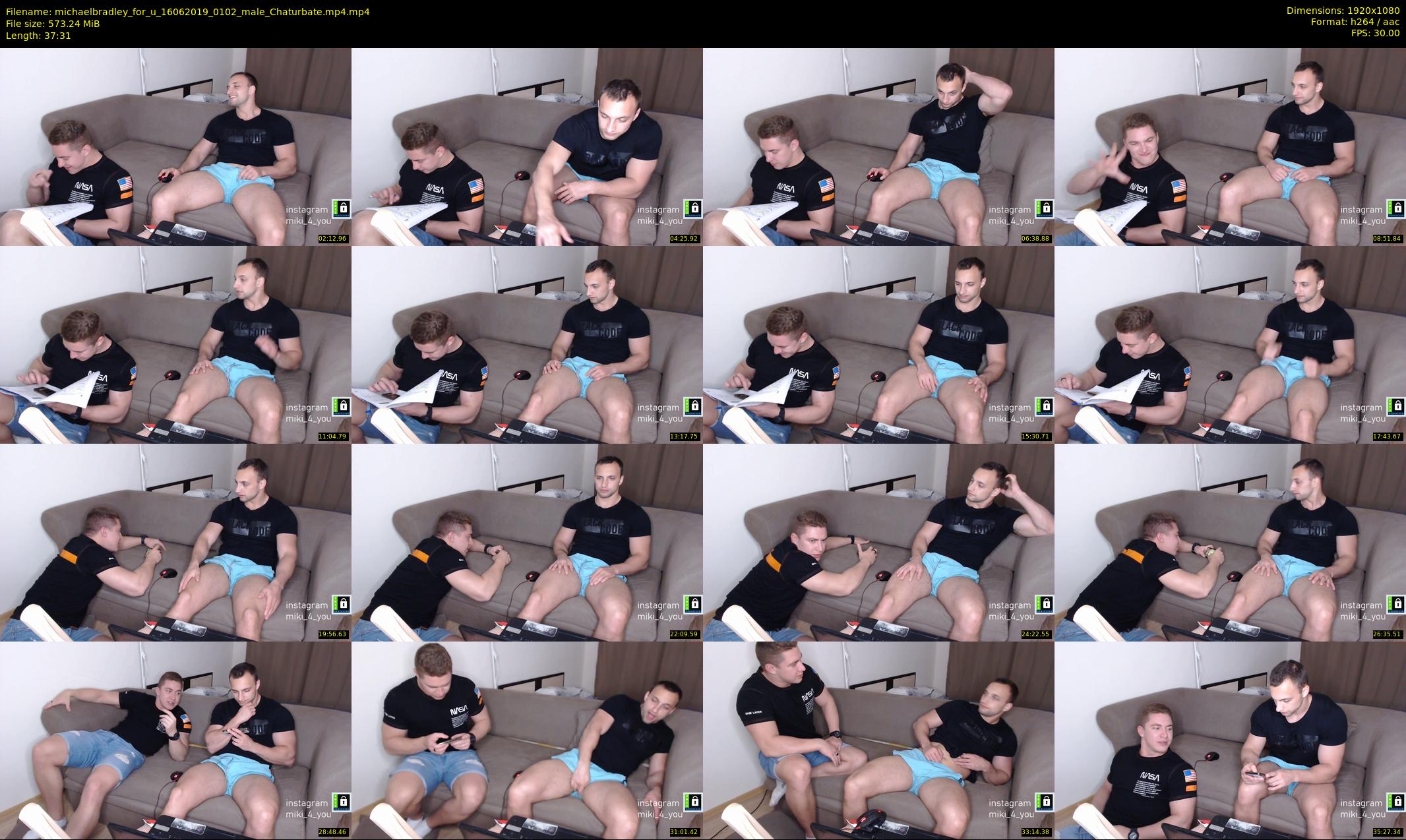 michaelbradley_for_u — 38 minute Chaturbate male cam show recording, 1080p, Jun 16, 2019
