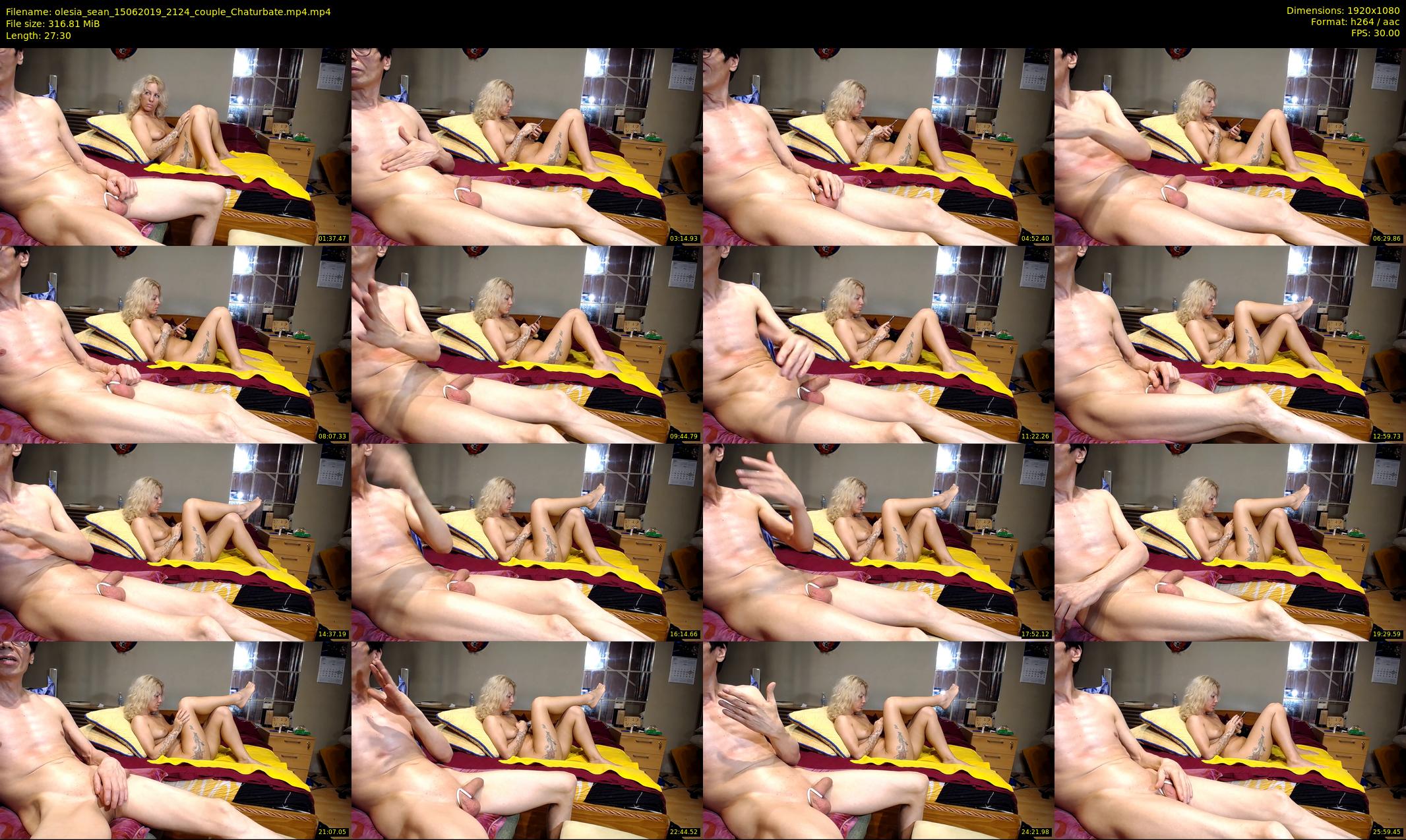olesia_sean — 28 minute Chaturbate couple cam show recording, 1080p, Jun 15, 2019