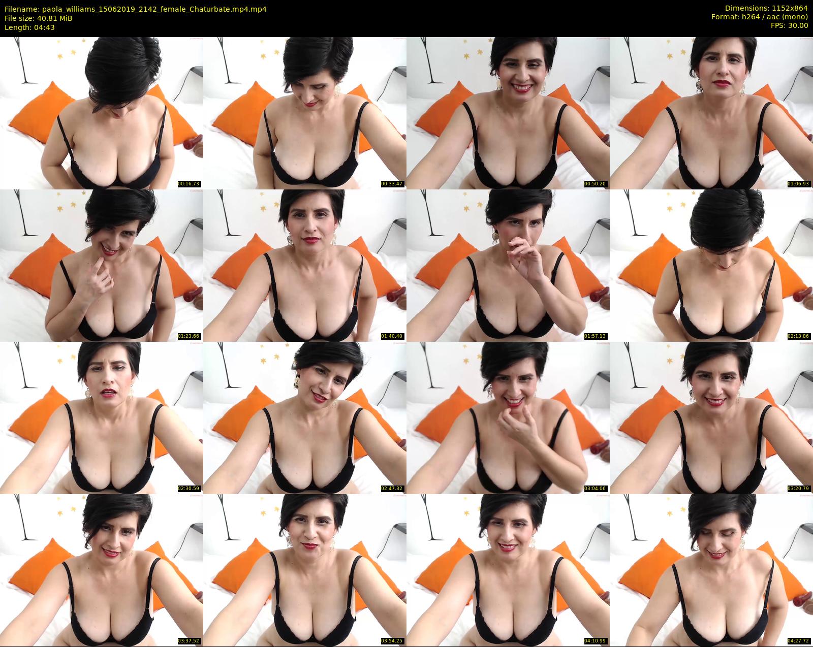 paola_williams — 5 minute Chaturbate female cam show recording, 720p, Jun 15, 2019