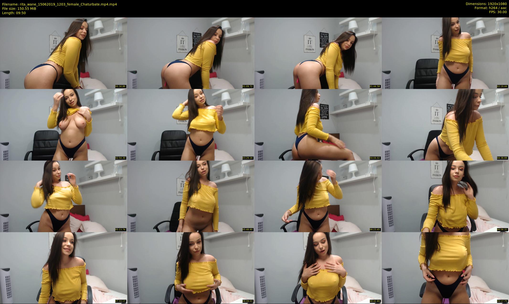 rita_wane — 10 minute Chaturbate female cam show recording, 1080p, Jun 15, 2019