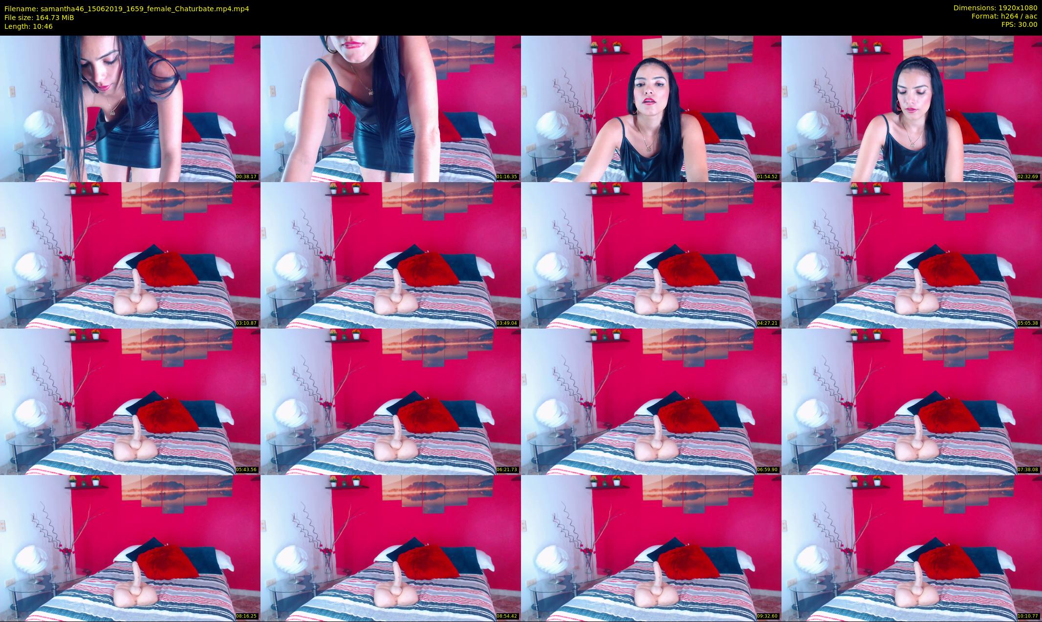 samantha46 — 11 minute Chaturbate female cam show recording, 1080p, Jun 15, 2019