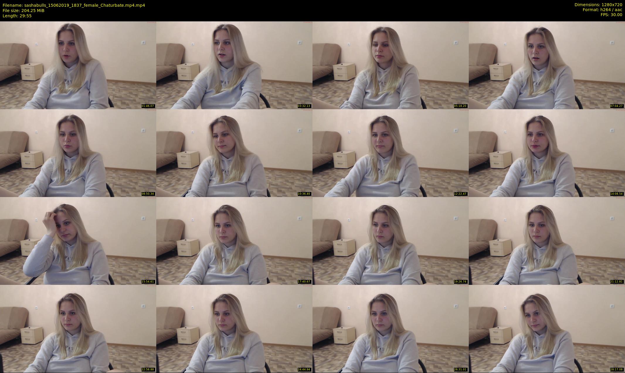 sashabulls — 30 minute Chaturbate couple cam show recording, 720p, Jun 15, 2019