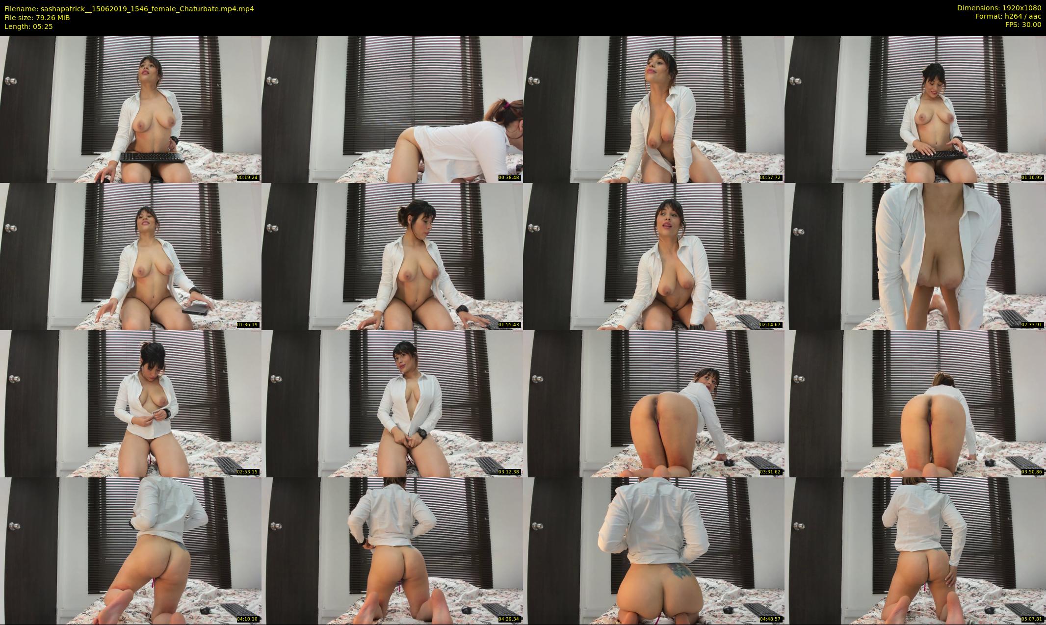 sashapatrick_ — 6 minute Chaturbate female cam show recording, 1080p, Jun 15, 2019