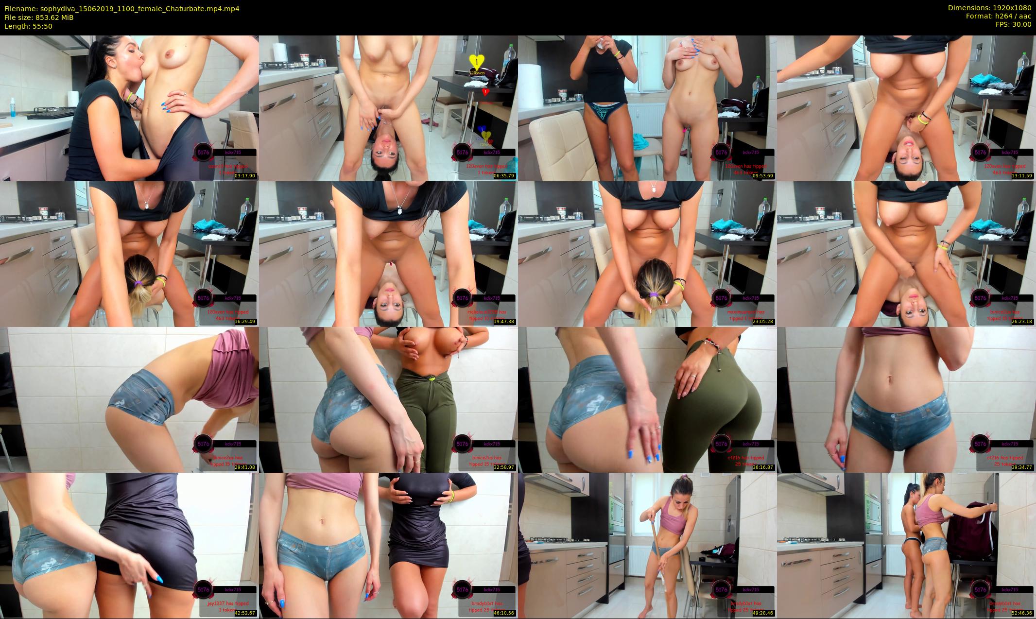 sophydiva — 56 minute Chaturbate female cam show recording, 1080p, Jun 15, 2019