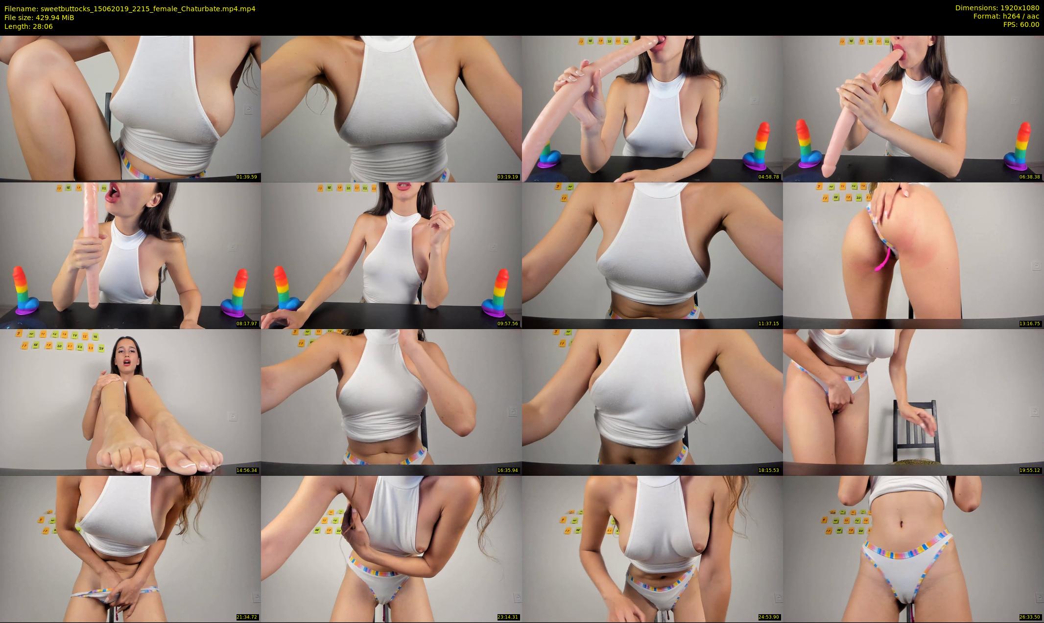 sweetbuttocks — 29 minute Chaturbate female cam show recording, 1080p, Jun 15, 2019