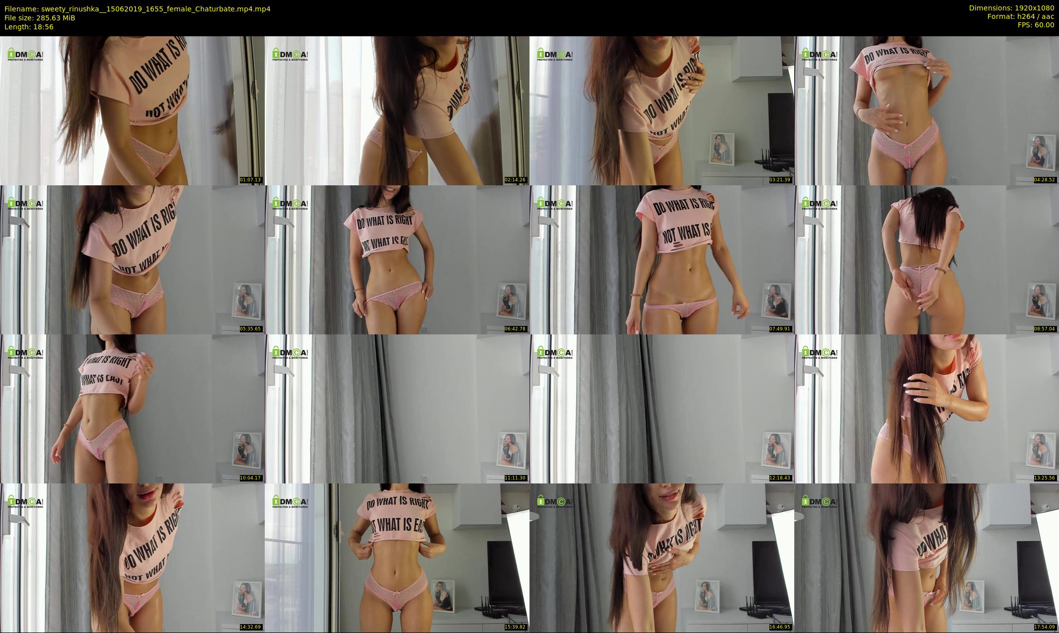 sweety_rinushka_ — 19 minute Chaturbate female cam show recording, 1080p, Jun 15, 2019