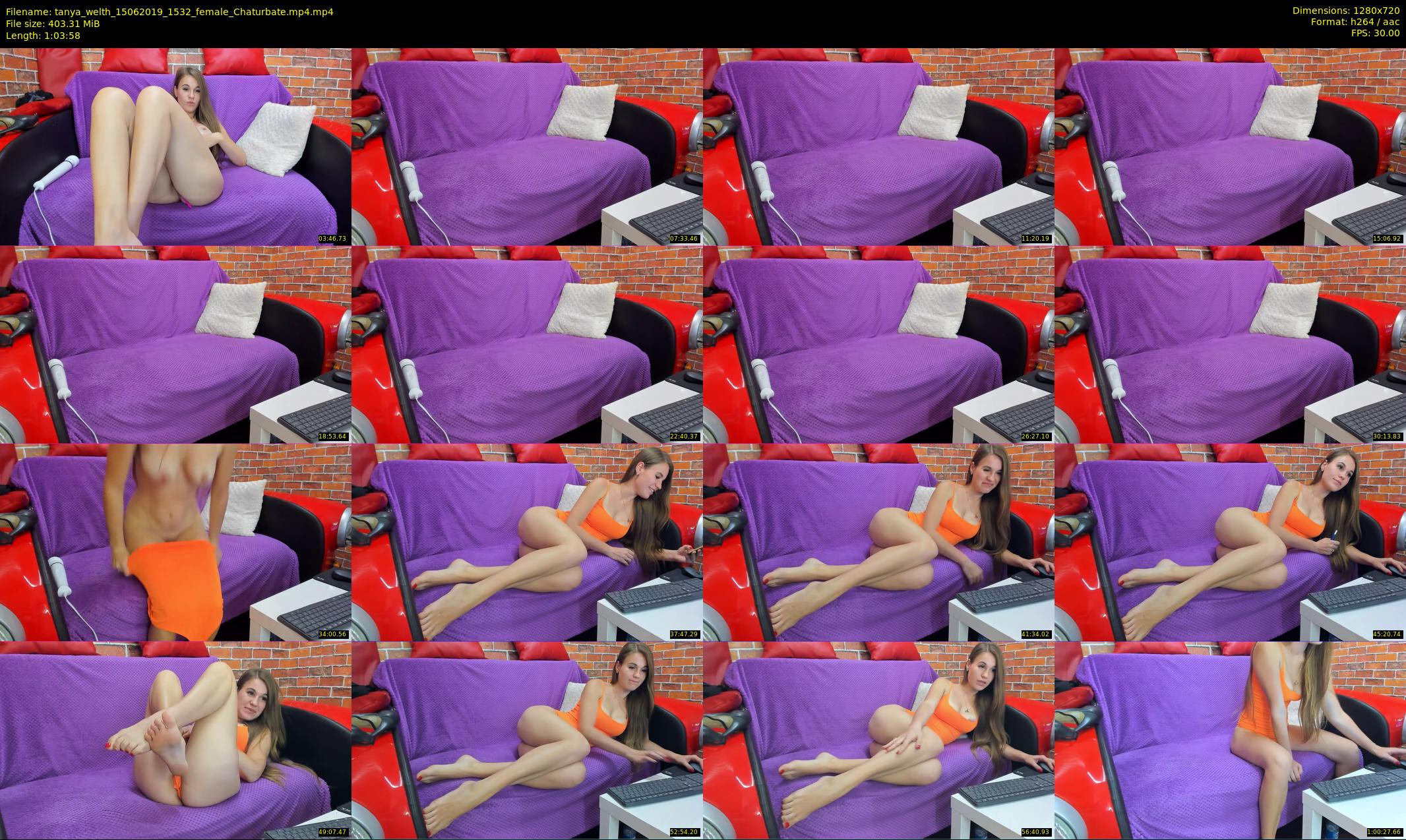 tanya_welth — 64 minute Chaturbate female cam show recording, 720p, Jun 15, 2019